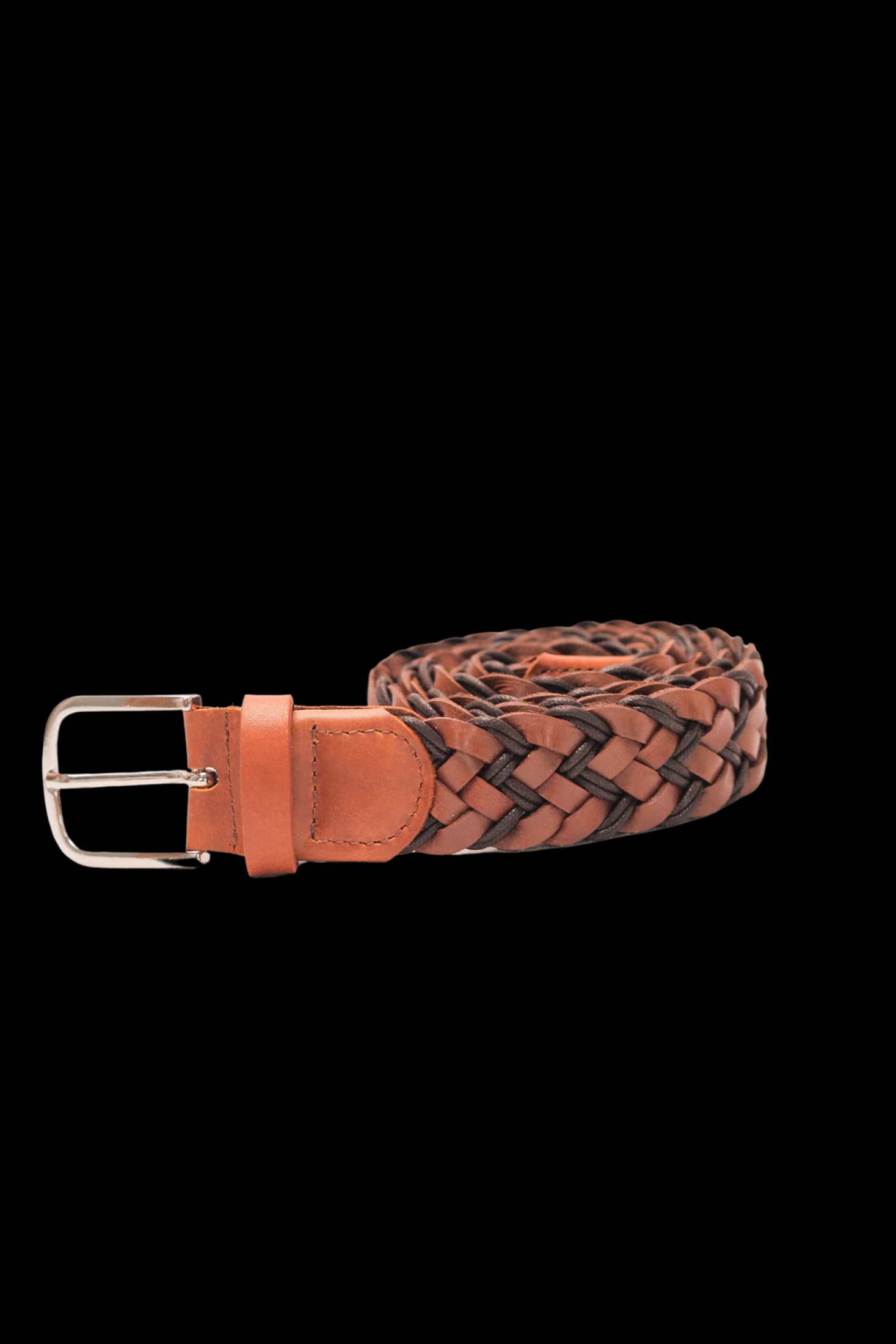 Cinturón 100% en Cuero Double Braid Belt - imagen 1