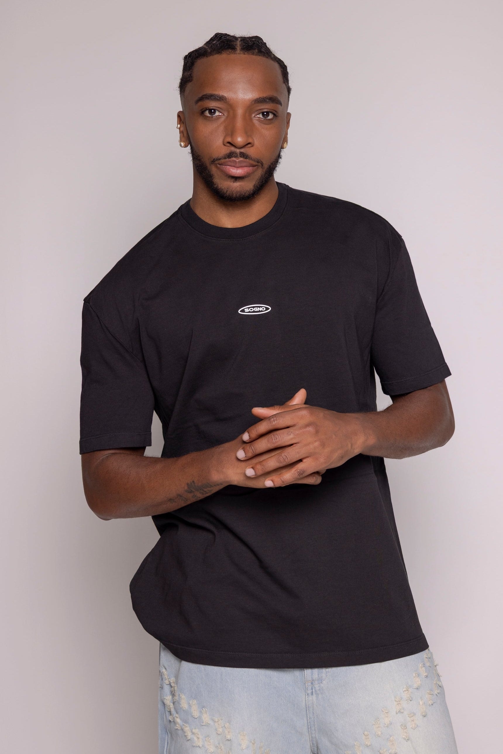 Camiseta Motion Regular-Negra - imagen 1