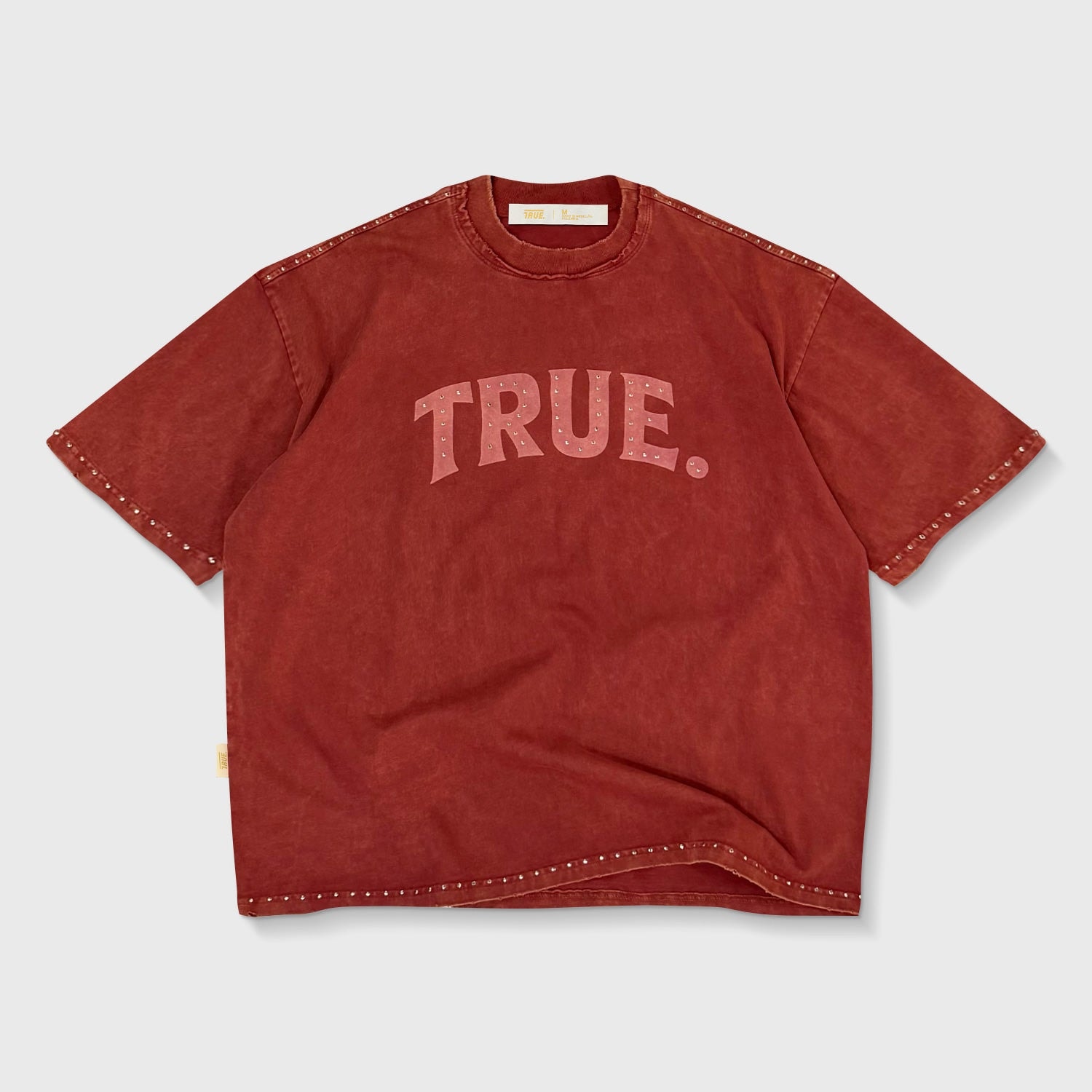 Latino Vintage Boxy Tee - Burgundy - imagen 1