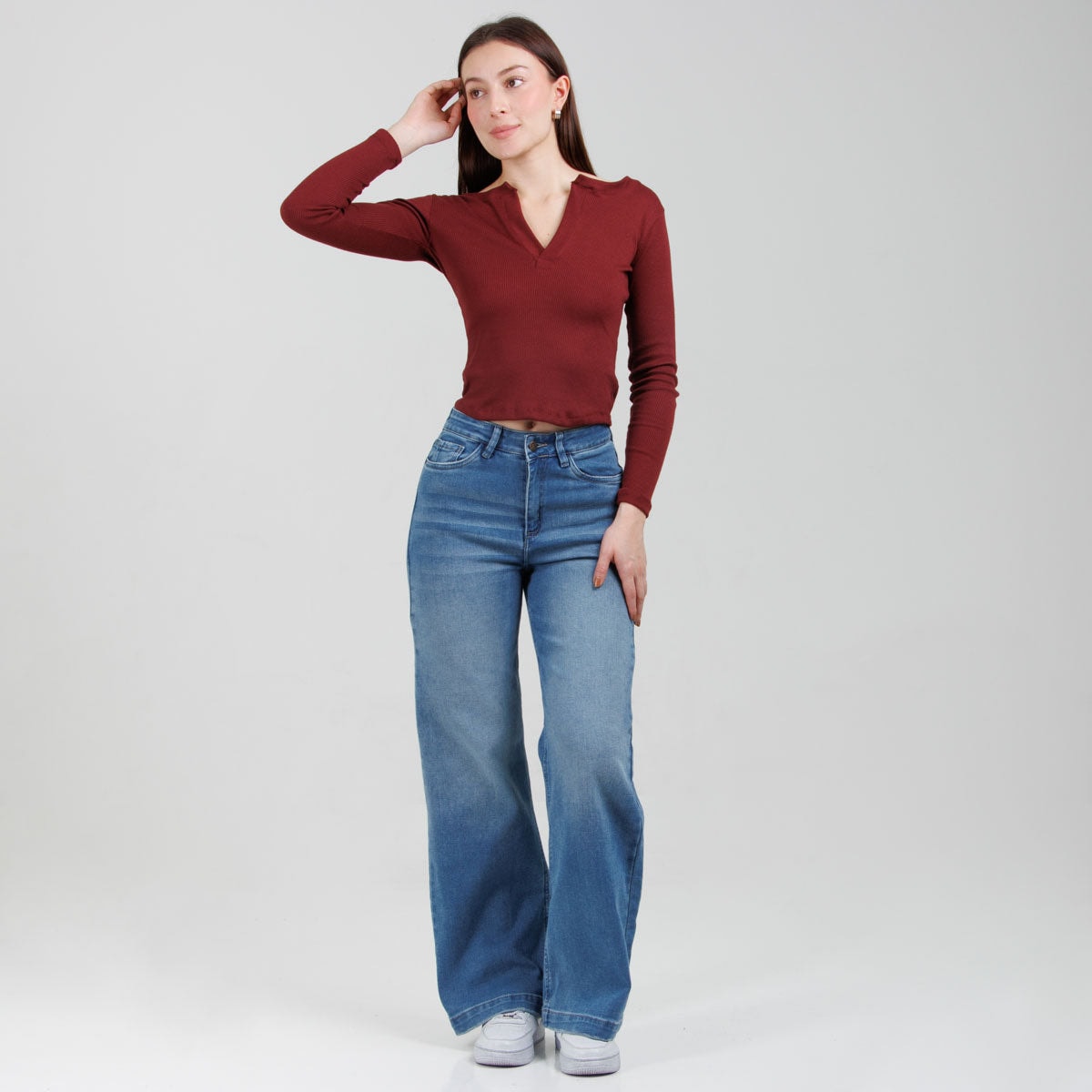 Jean wide leg Ax-3078 Licrado - imagen 1