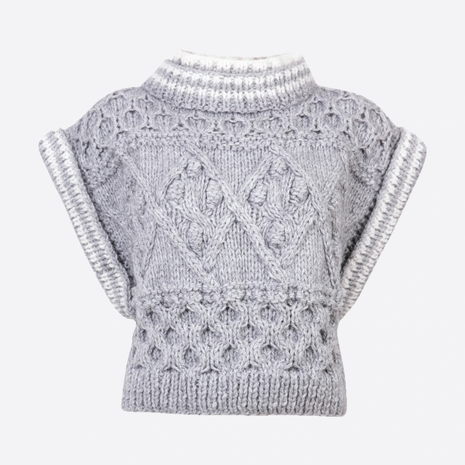 TINA ARMHOLE SLEEVE KNIT SWEATER - imagen 1