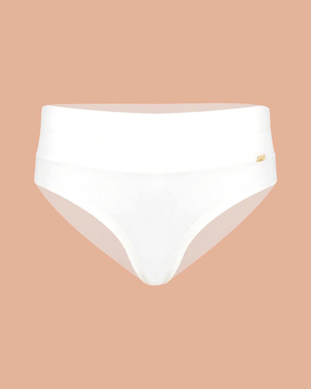 Panty tiro alto en algodón - EVERYDAY MARFIL - imagen 1