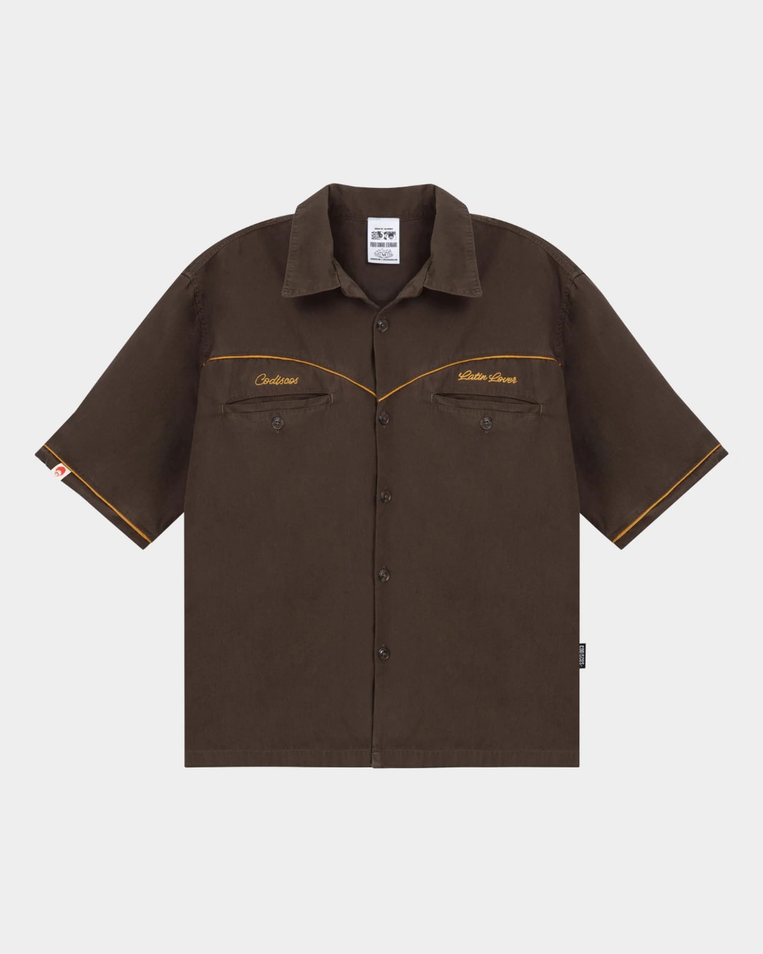 CAMISA CODISCOS Y LATIN LOVER CHOCOLATE - imagen 1