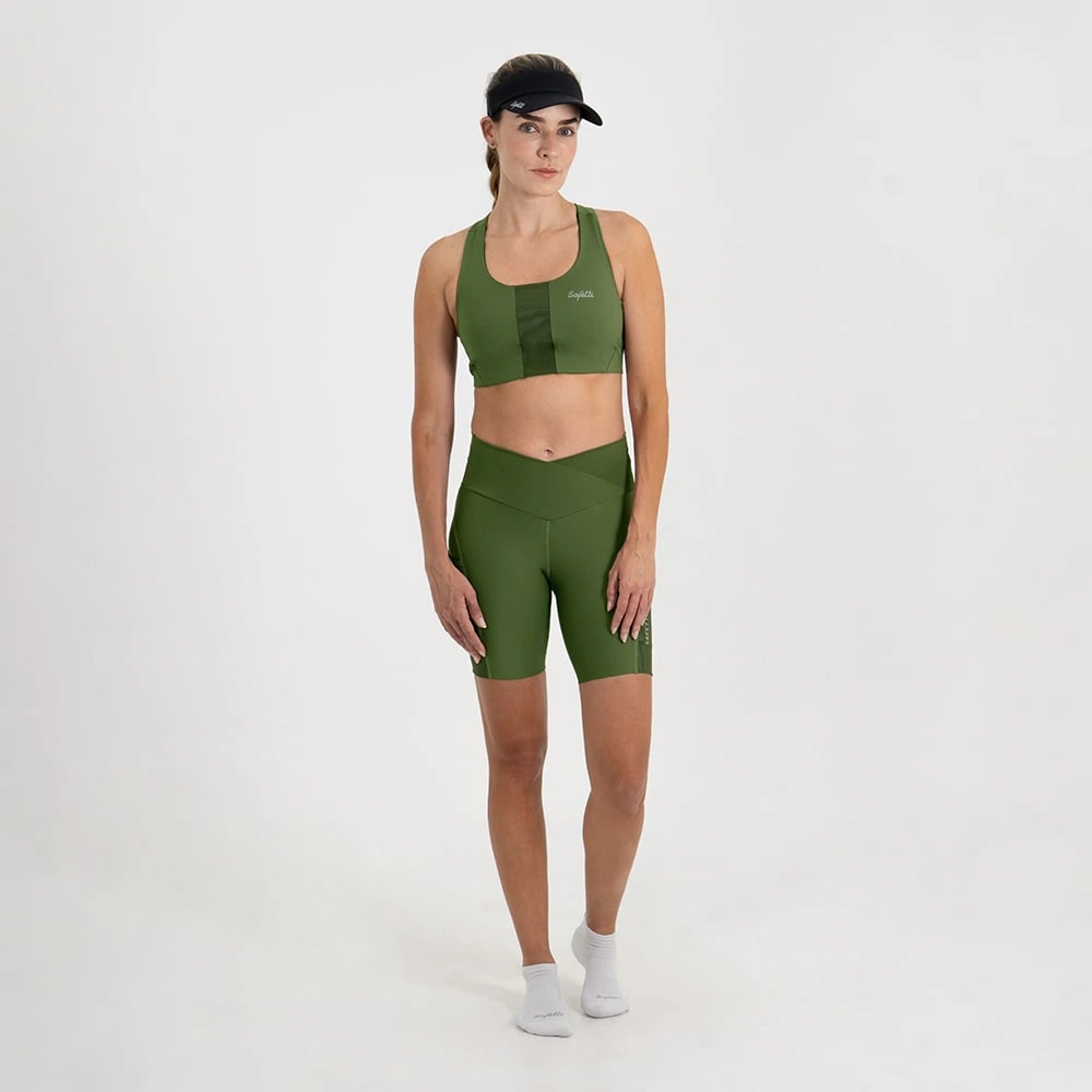 SHORT RUNNING TITÁN 2.0 OLIVA PARA MUJER - imagen 1