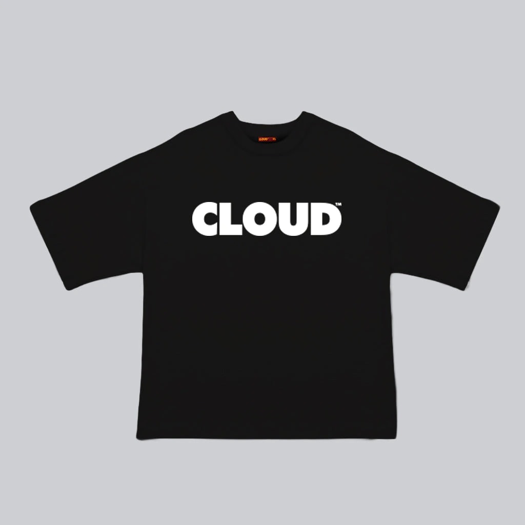 Camiseta BLOCK blanco sobre negro - imagen 1