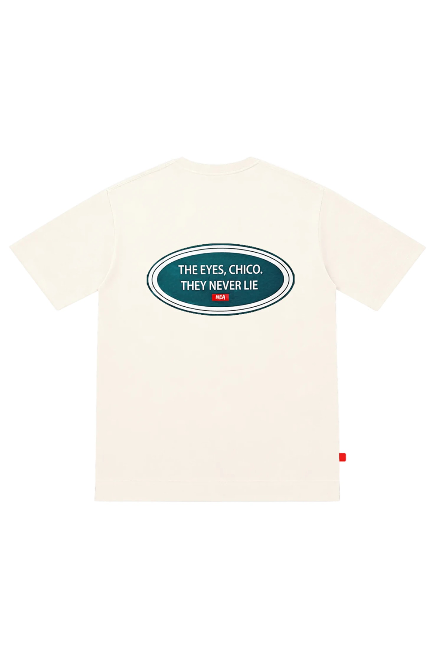 CAMISETA OVERSIZE MASCULINO TRUTH MARFIL NEA - imagen 1