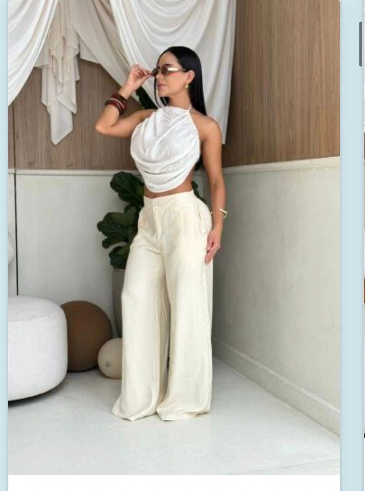 Blusa caracol (crudo) - imagen 1
