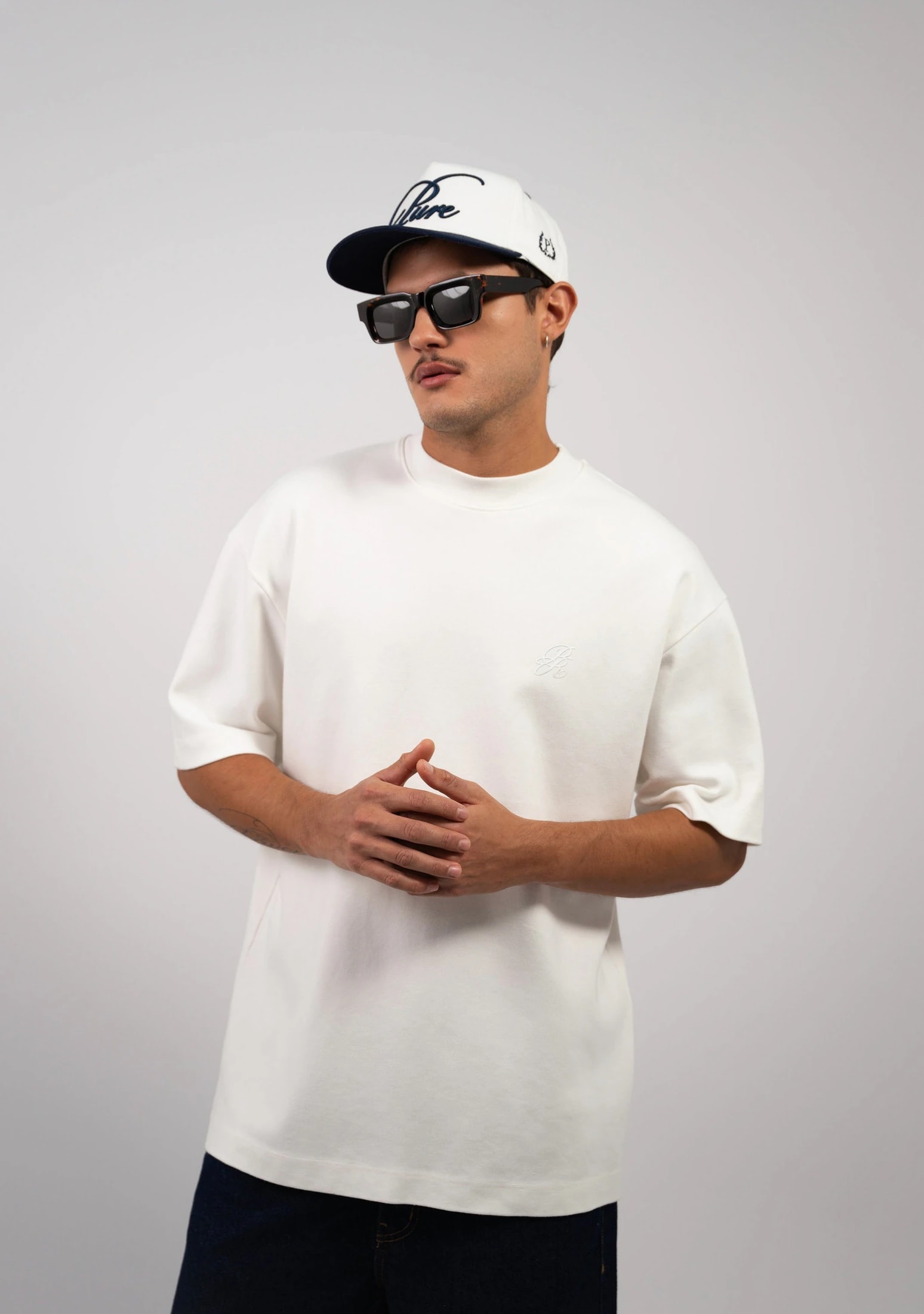 White Logo T-Shirt - imagen 1