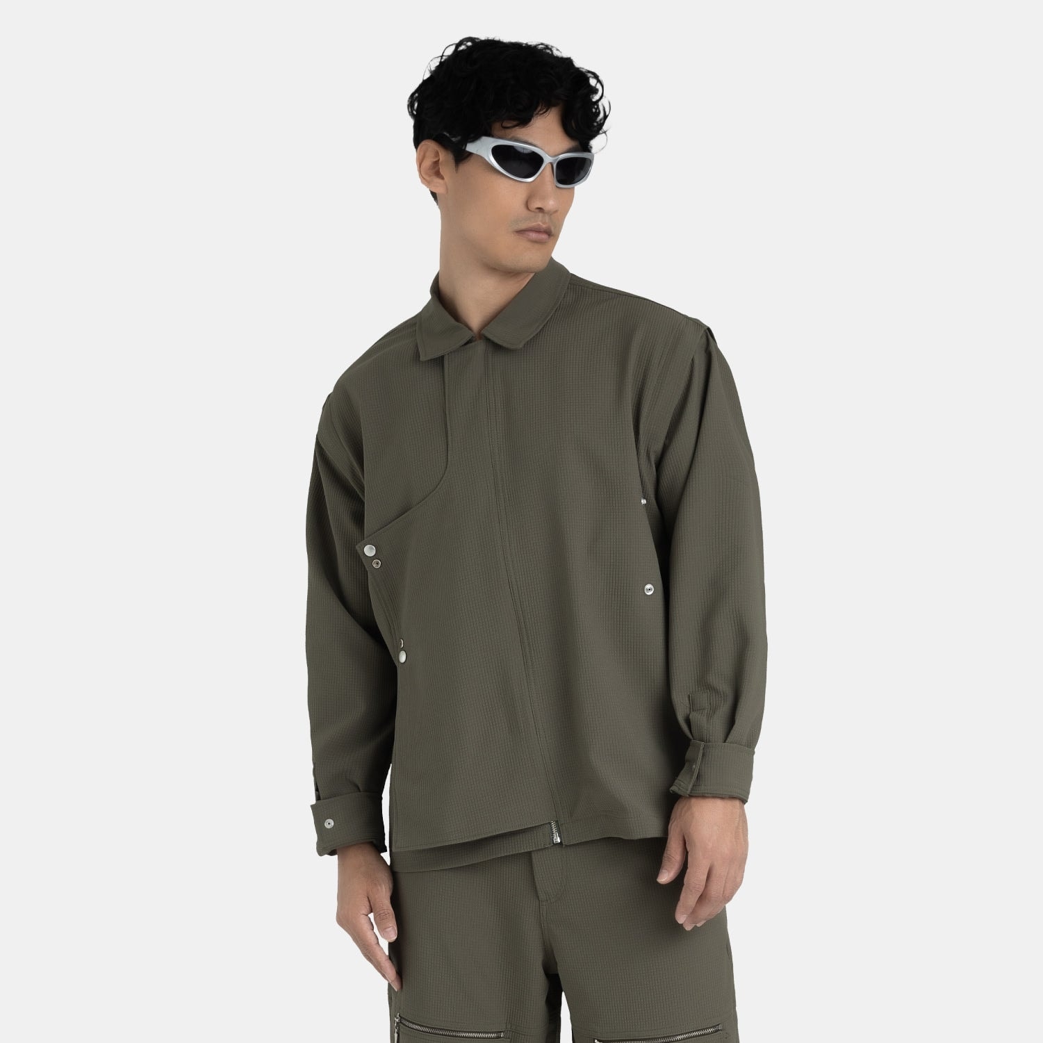 Convertible Utility Jacket Military Green - imagen 1