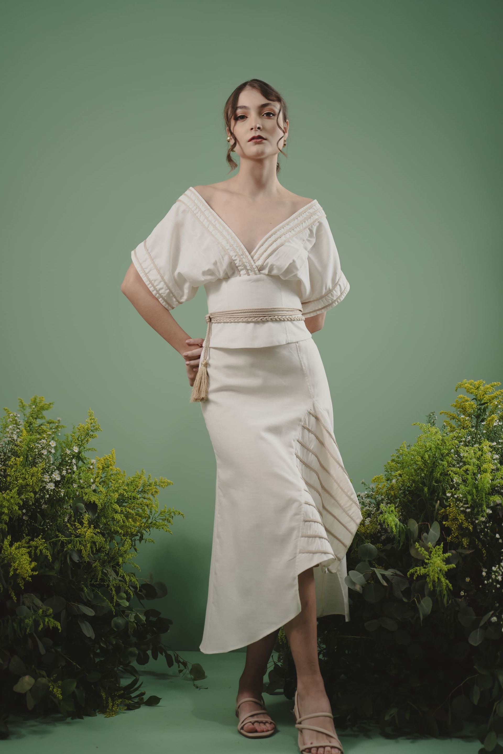 Zamira Falda Beige - imagen 1