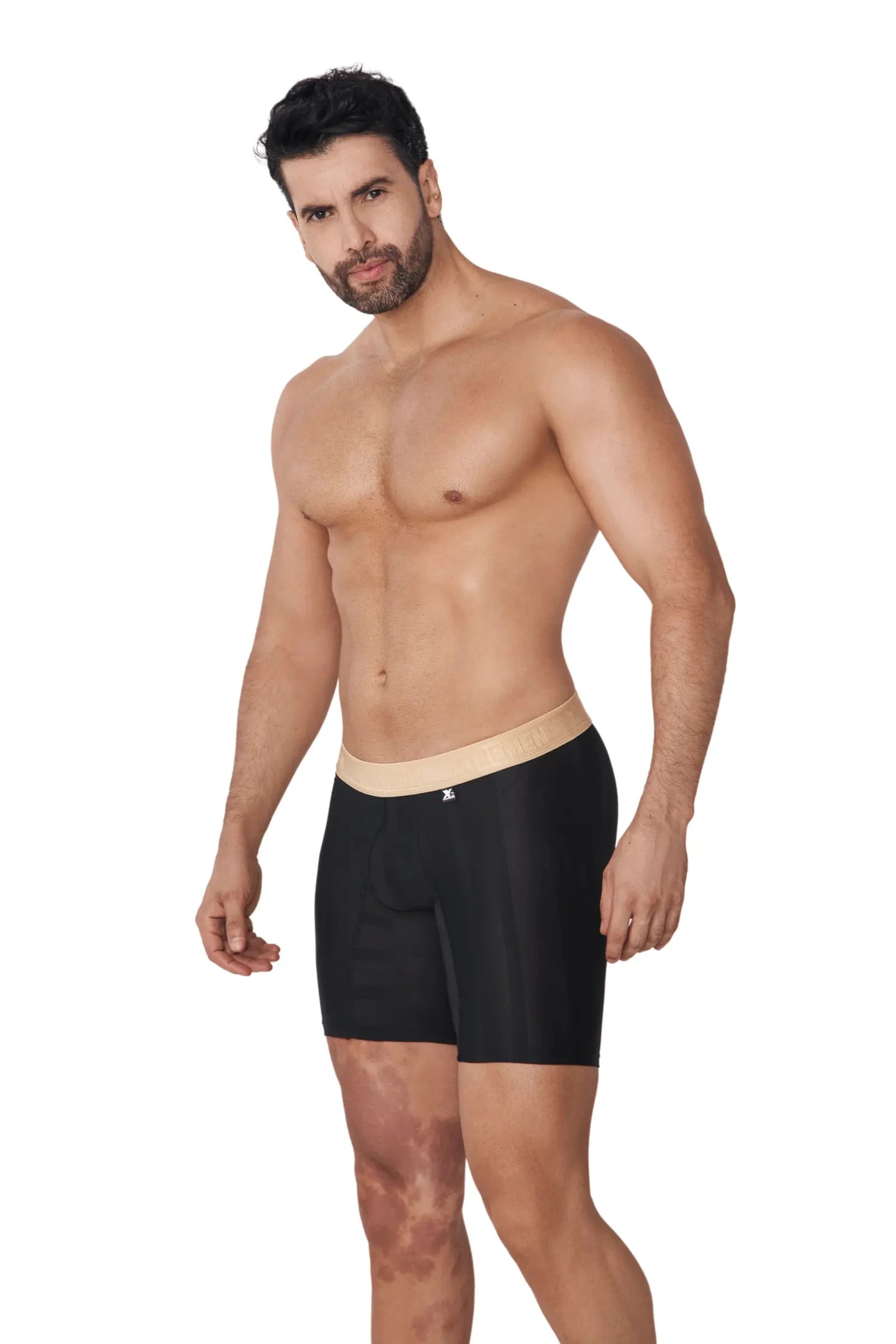 BOXER MICROFIBRA DESAGUJADO MALLA GRIS OSCURO - imagen 1