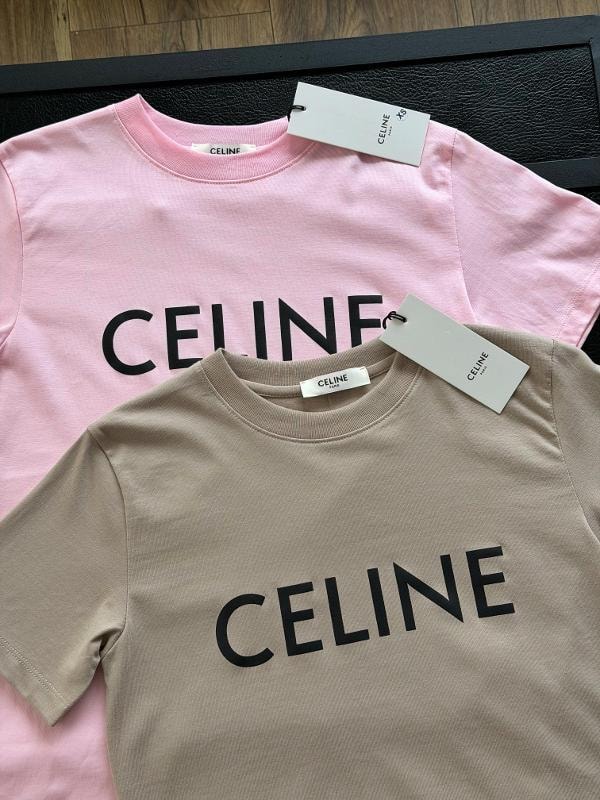 CAMISA CELINE ROSA Y BEIGE - imagen 1
