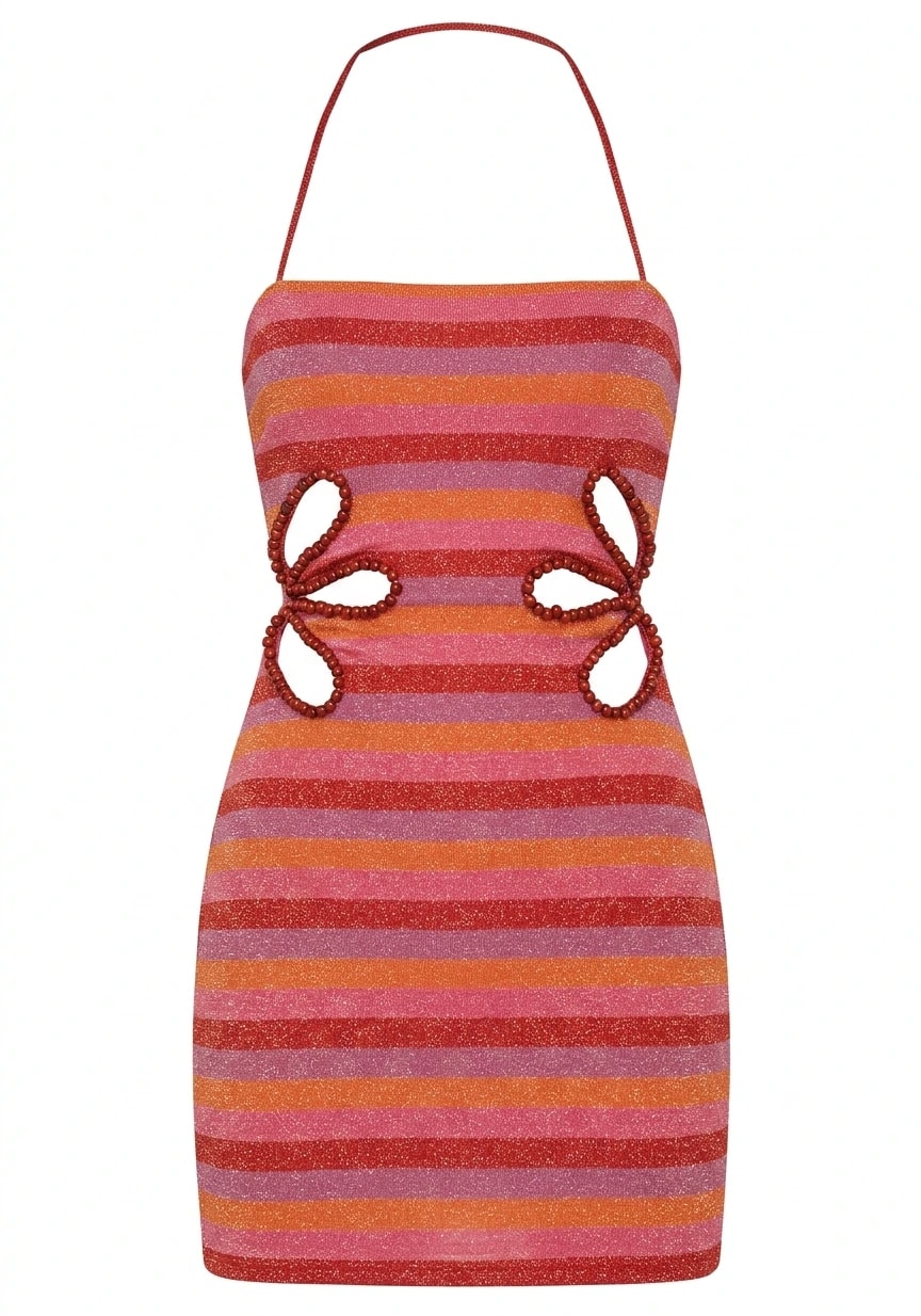 ROSITA DRESS RASPBERRY RAINBOW - imagen 1