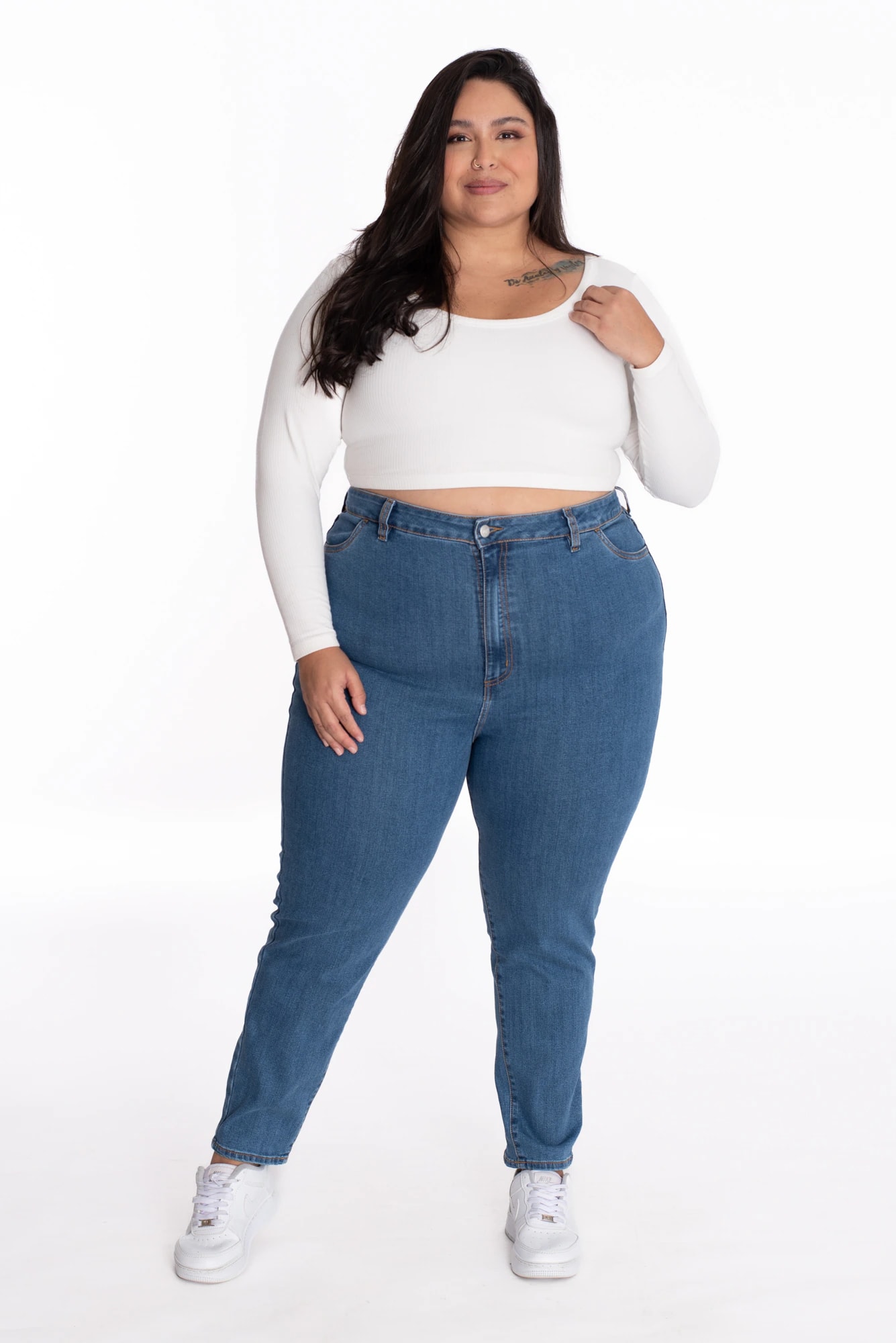 Jean Skinny Azul Medio 406 - imagen 1