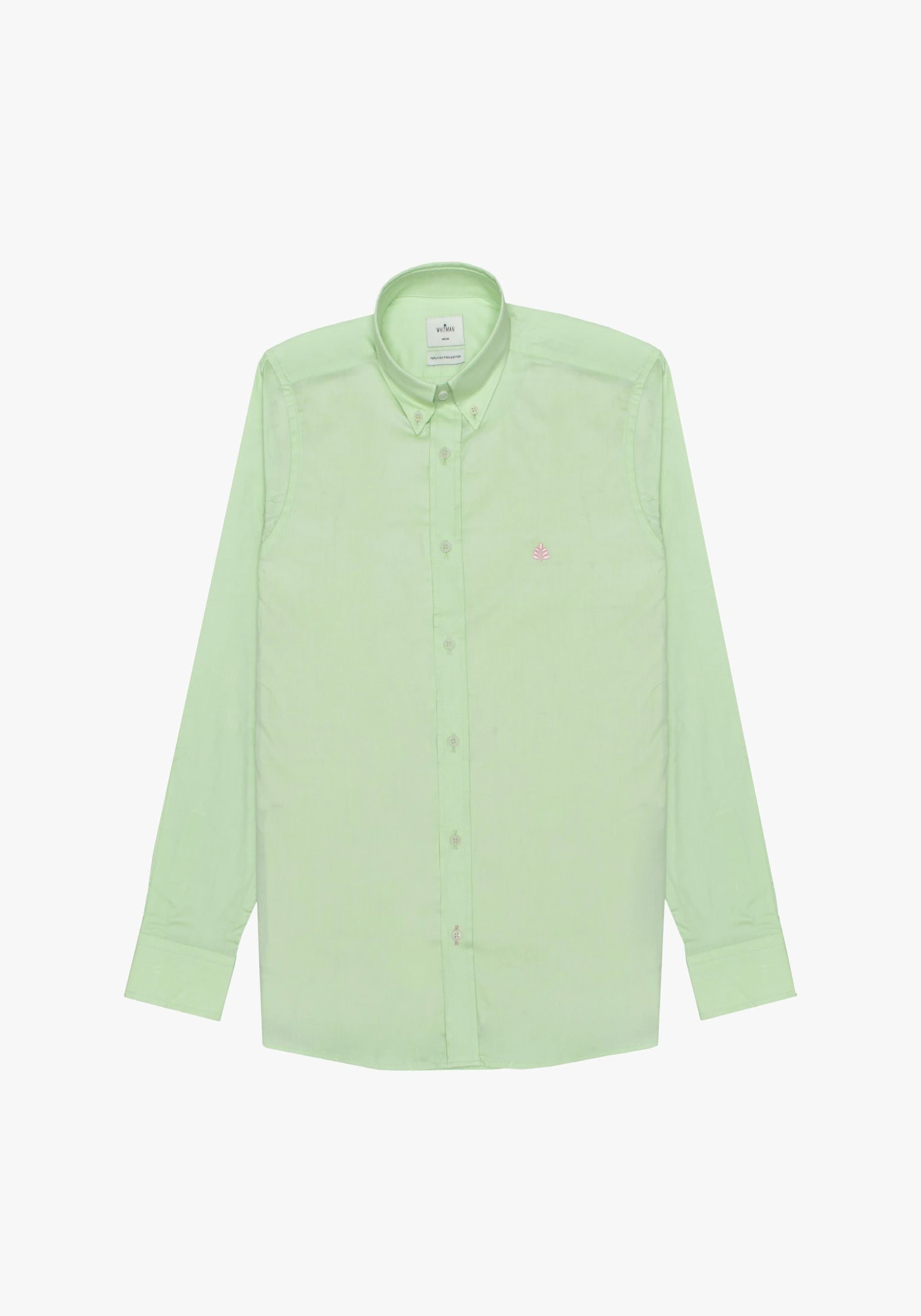 Camisa Verde Manzana Cuello Button Down L-Ros - imagen 1