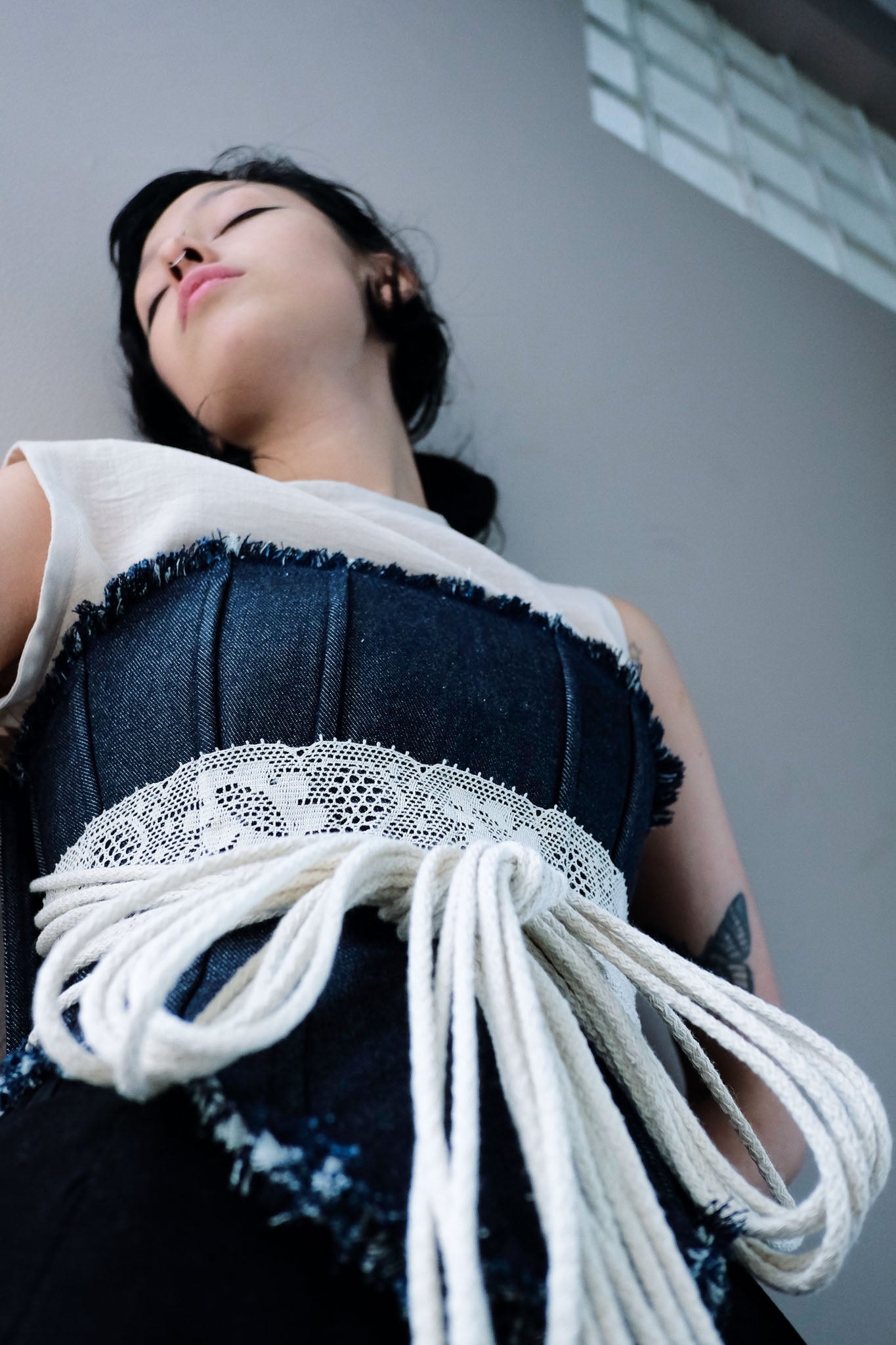Corset Piel largo Guipure - imagen 1