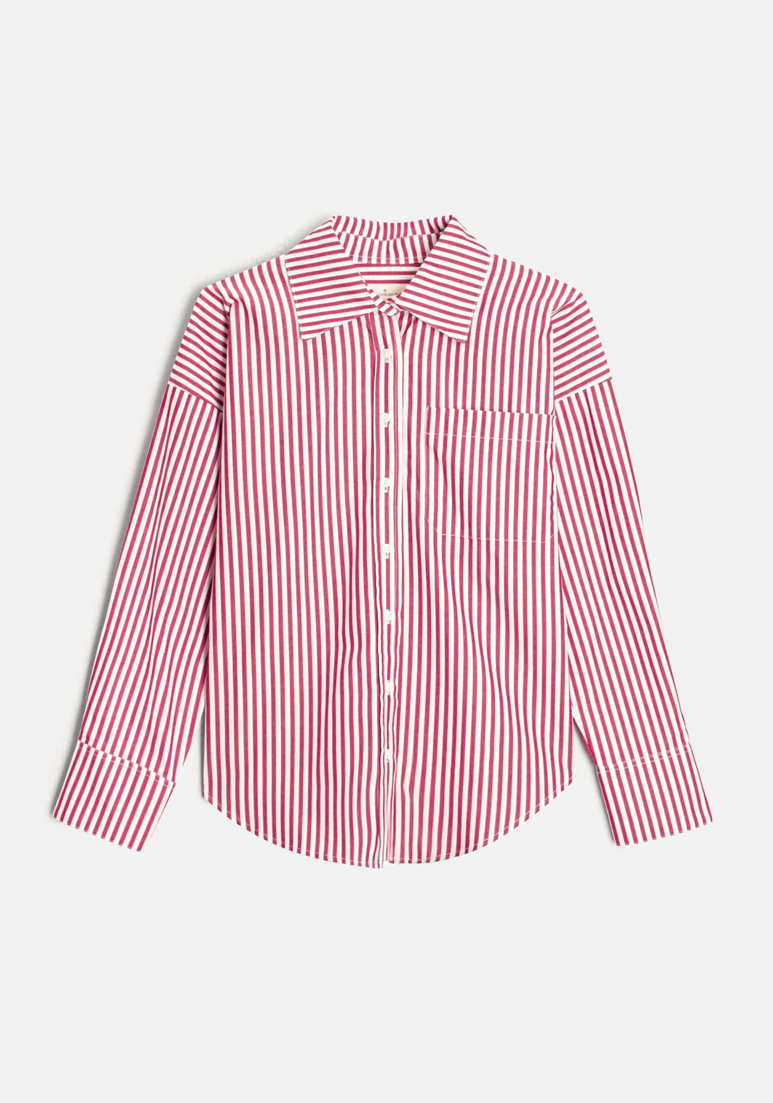 Camisa M Antonella Rayas Cereza - imagen 1