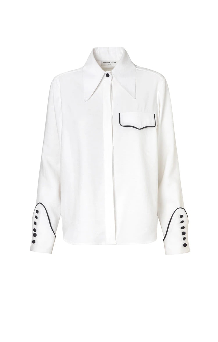 Bruna Ivory Shirt - imagen 1