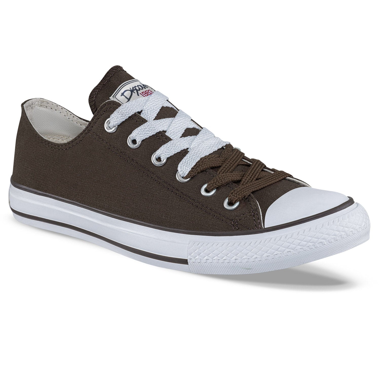 Tenis Casuales Discovery Bajo Café Croydon Unisex - imagen 1