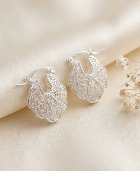 Aretes Topos Colibri en Plata ley 950 Filigrana - imagen 1