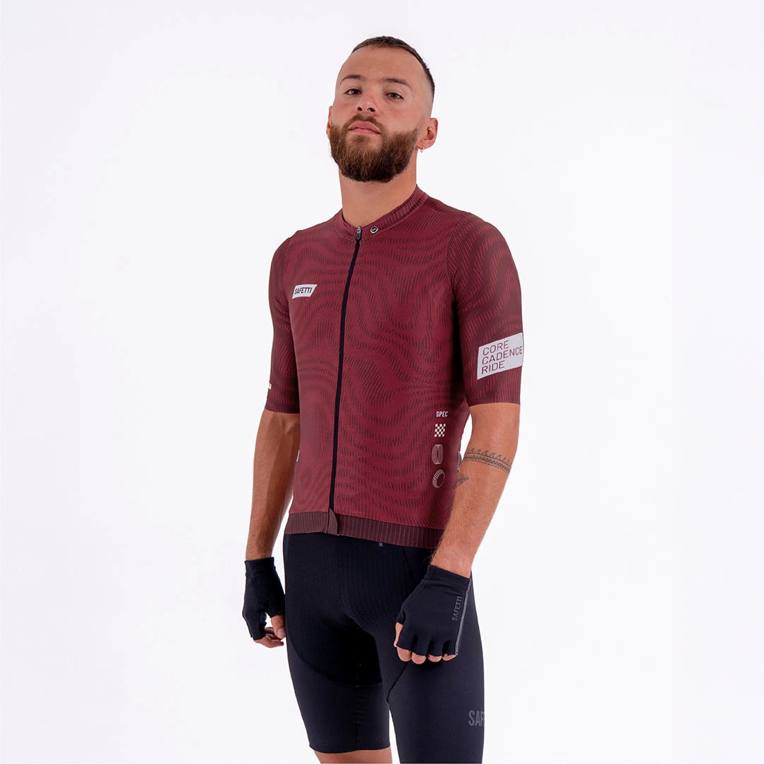CAMISA CICLISMO MANGA CORTA PLUMWIME VINOTINTO PARA HOMBRE - imagen 1
