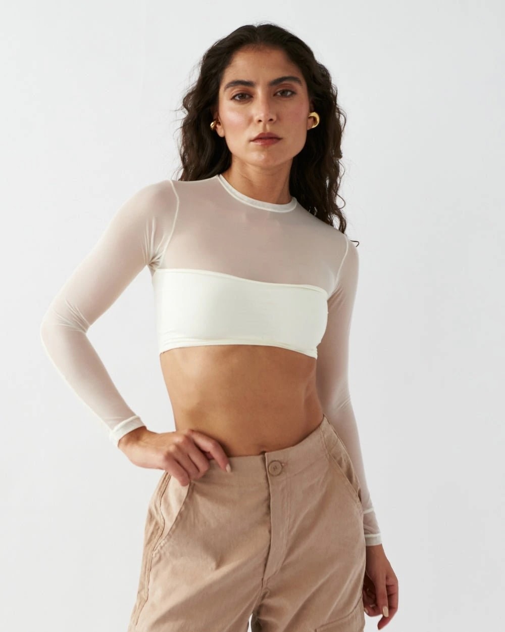 VANILLA MESH TOP - imagen 1