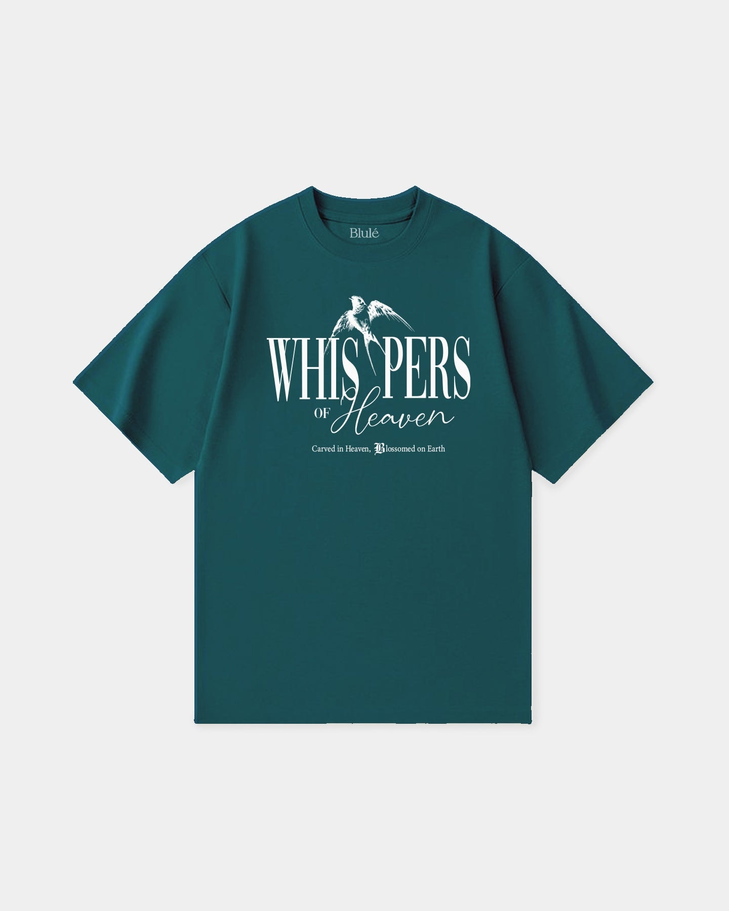 Oversized T Shirt Whispers Dark Green - imagen 1
