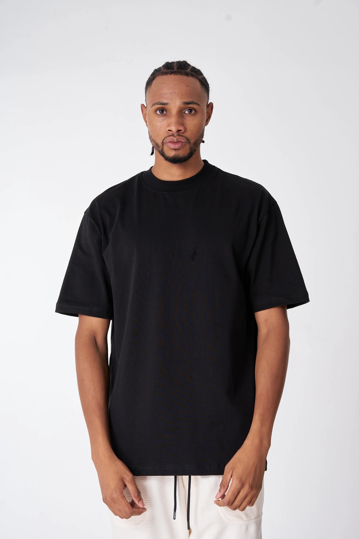CAMISETA 250 GRAMOS, 100% ALGODÓN NEGRA - imagen 1