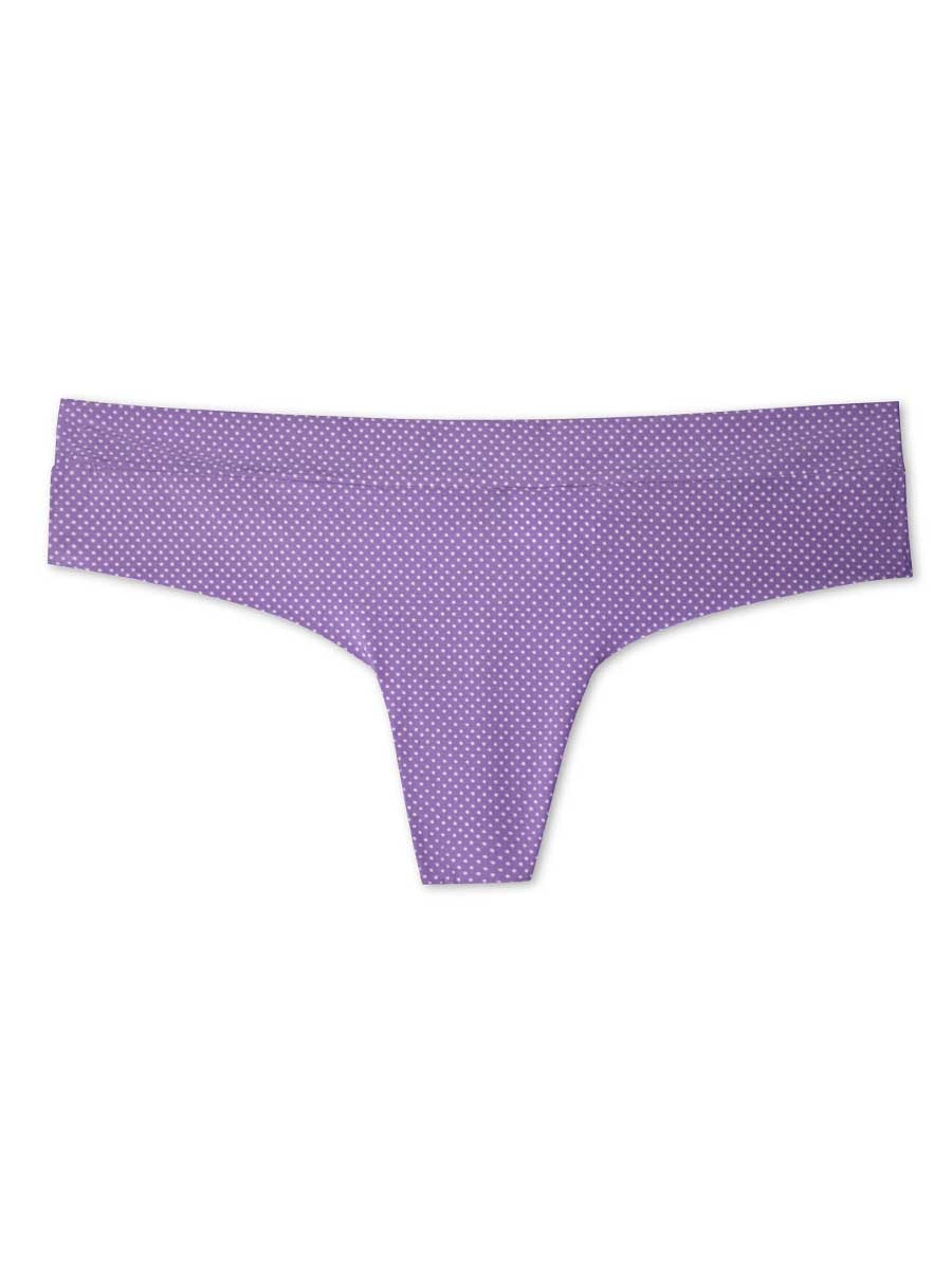 Brasilera Invisible Estampada Color Lila - imagen 1