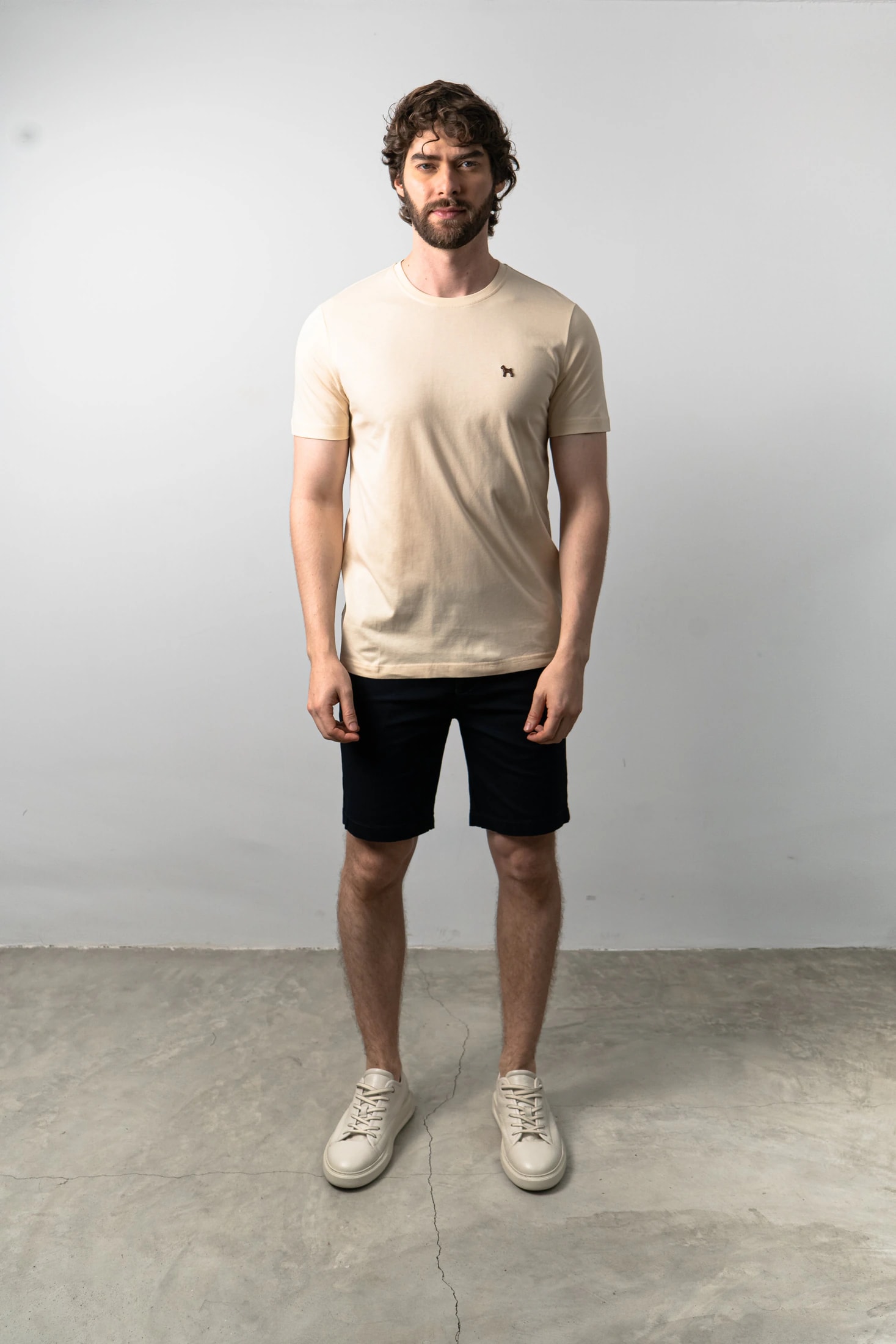 Camiseta Básica Crema - imagen 1