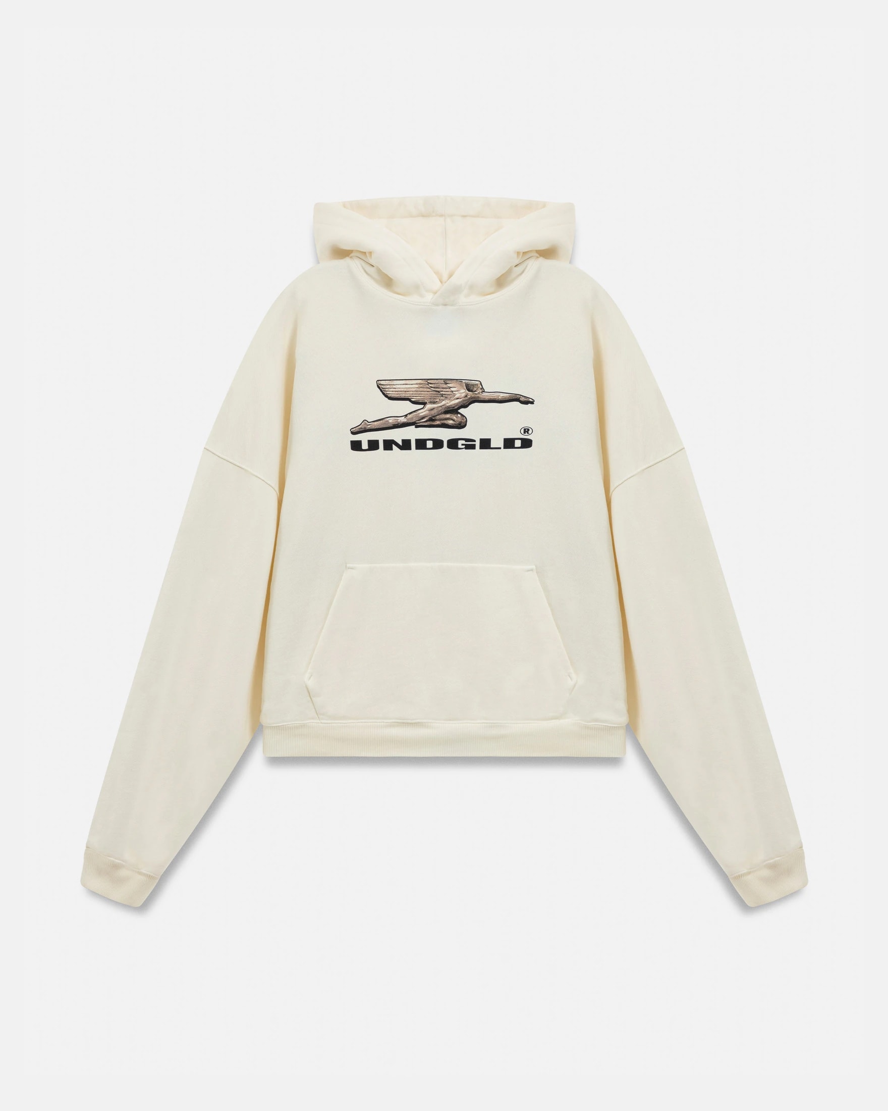 W Holy State Deco Boxy Fit Hoodie White - imagen 1