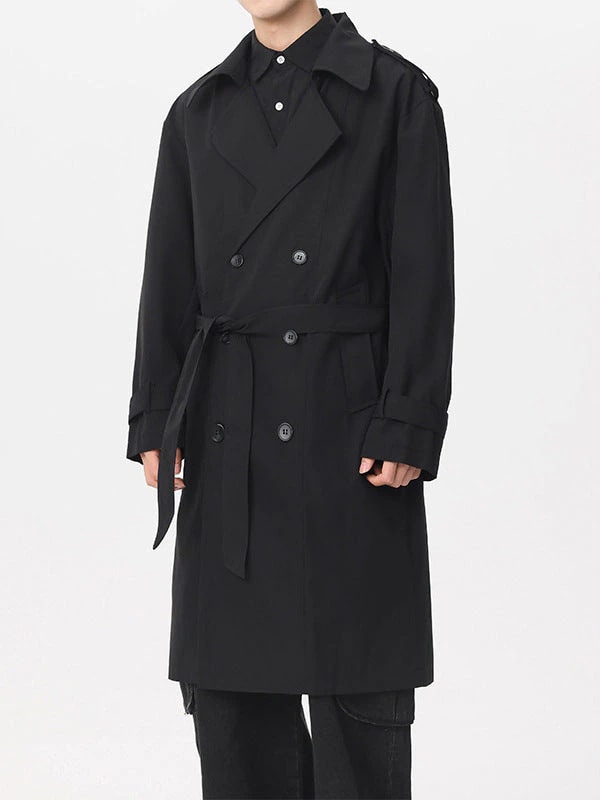 Classic Double-Breasted Trench Coat - imagen 1