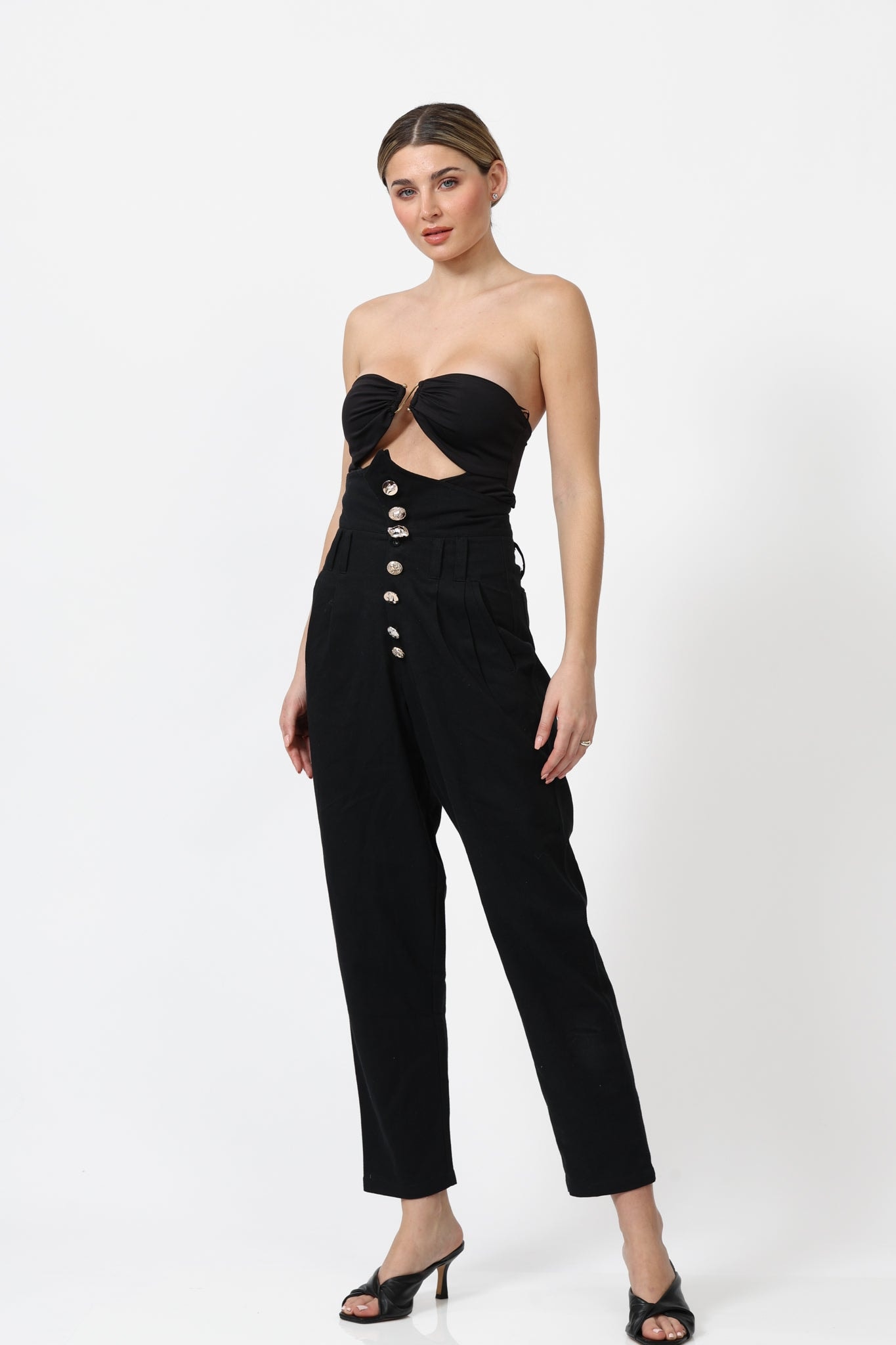 TWILL BOTTON PANTS - imagen 1