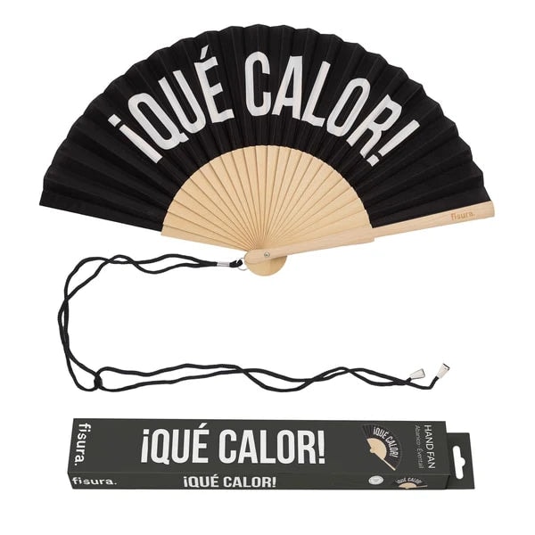 Abanico Que Calor Negro - imagen 1