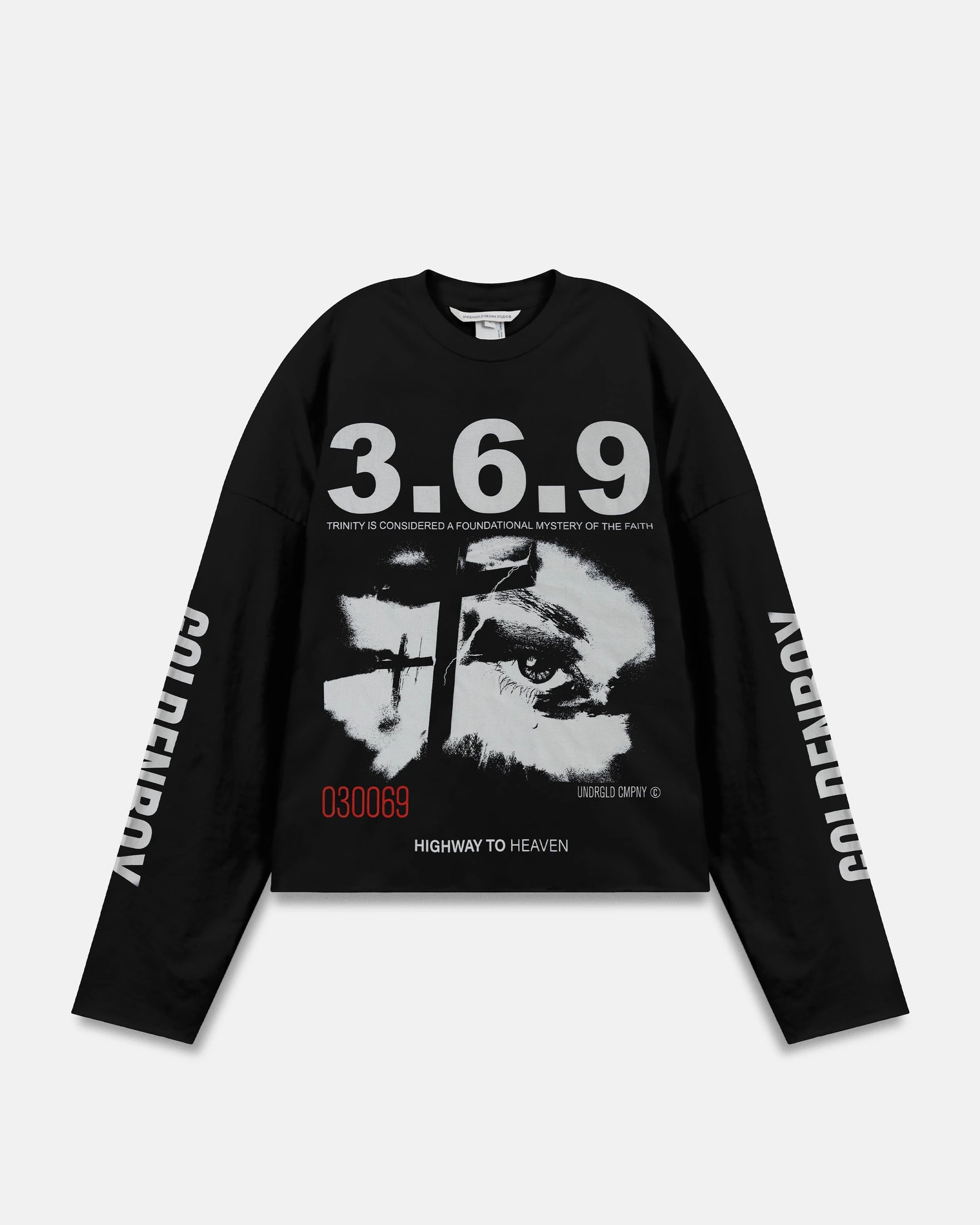 Spring Trinitas Long Sleeve Tshirt Black - imagen 1