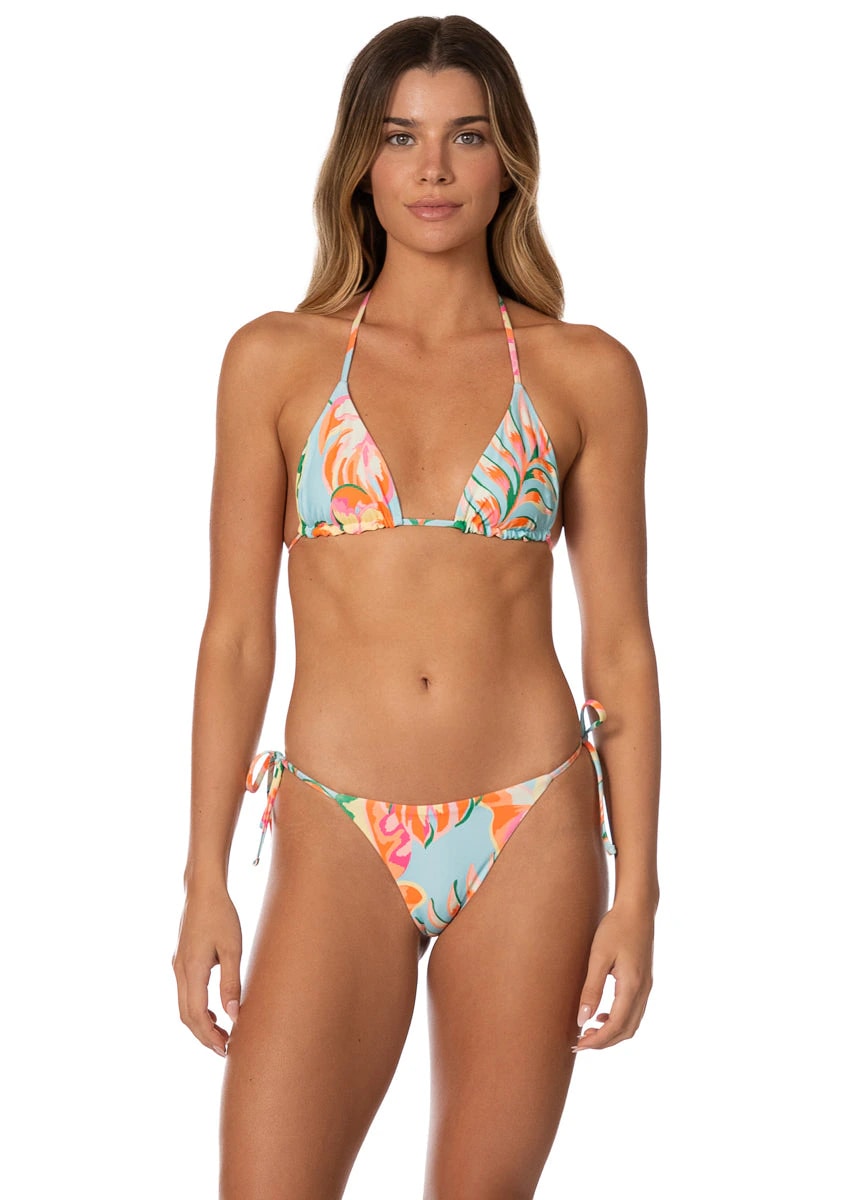 Maaji Fiesta Bloom Balmy Sliding Triangle Bikini Top - imagen 1