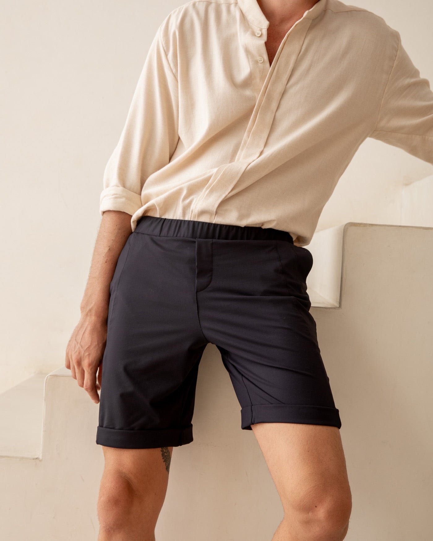Short Tech Clásico Negro MAGO - imagen 1
