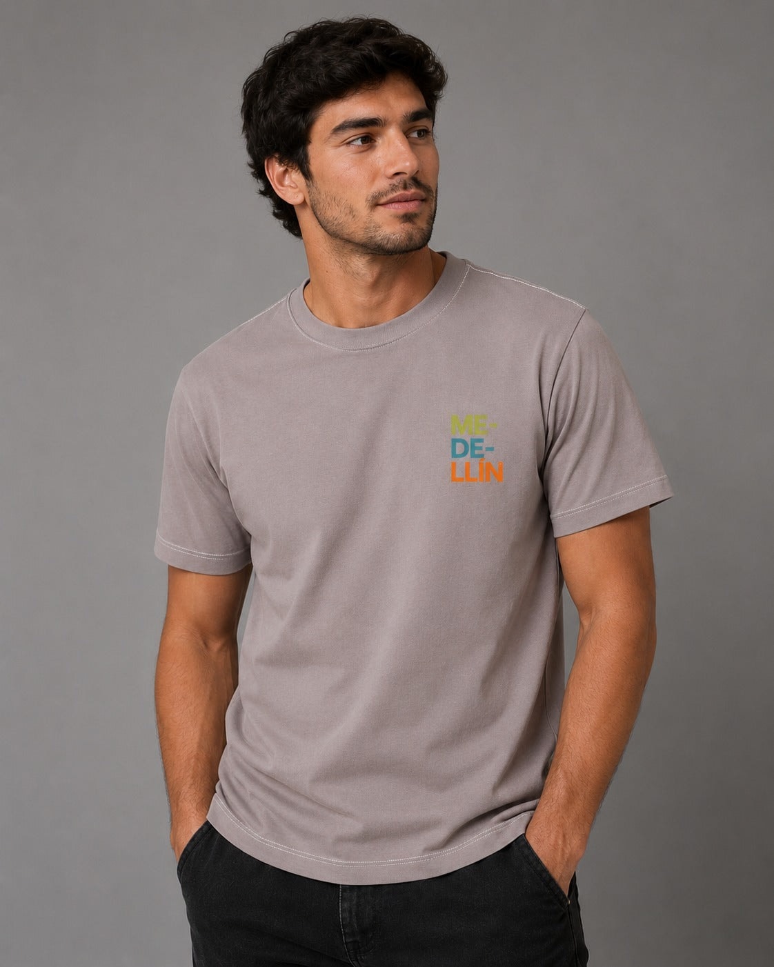 Camiseta Medellin Gris - imagen 1