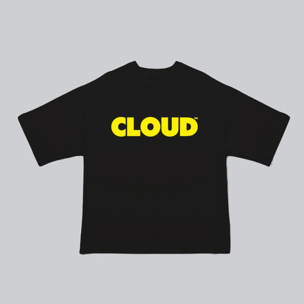 Camiseta BLOCK amarillo sobre negro - imagen 1