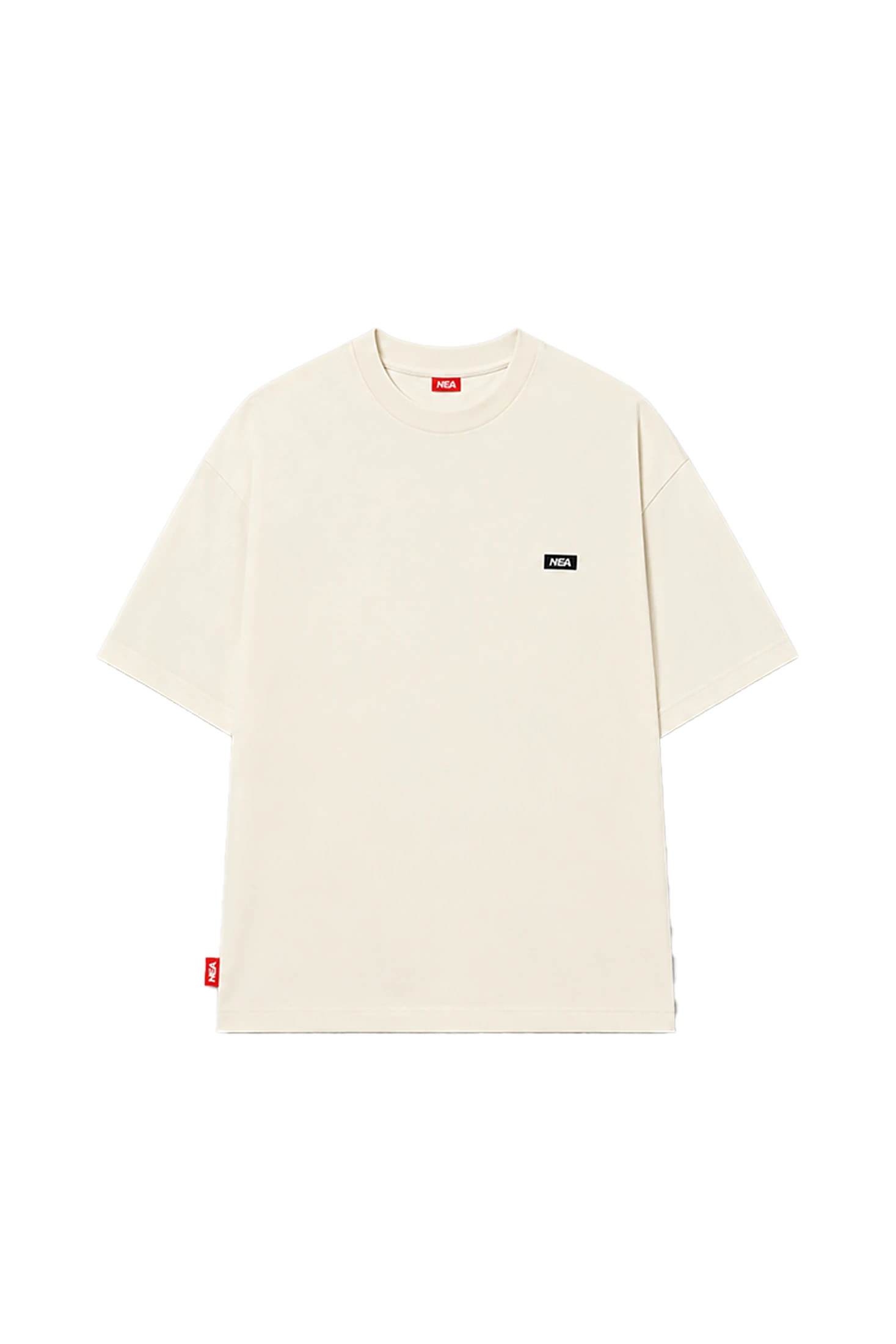 CAMISETA OVERSIZE CAPONE MARFIL NEA - imagen 1