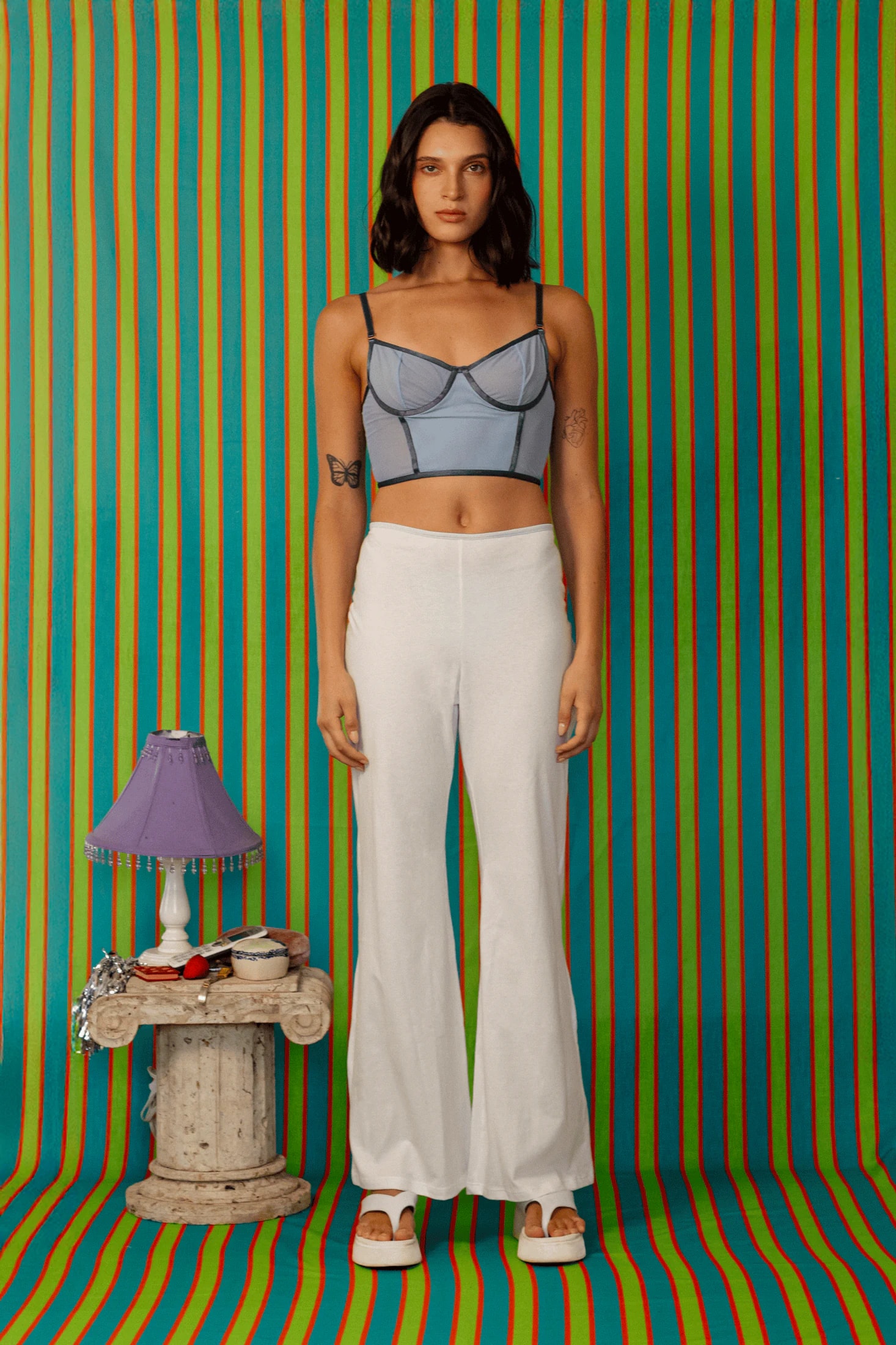 Rojas Pants In Offwhite - imagen 1