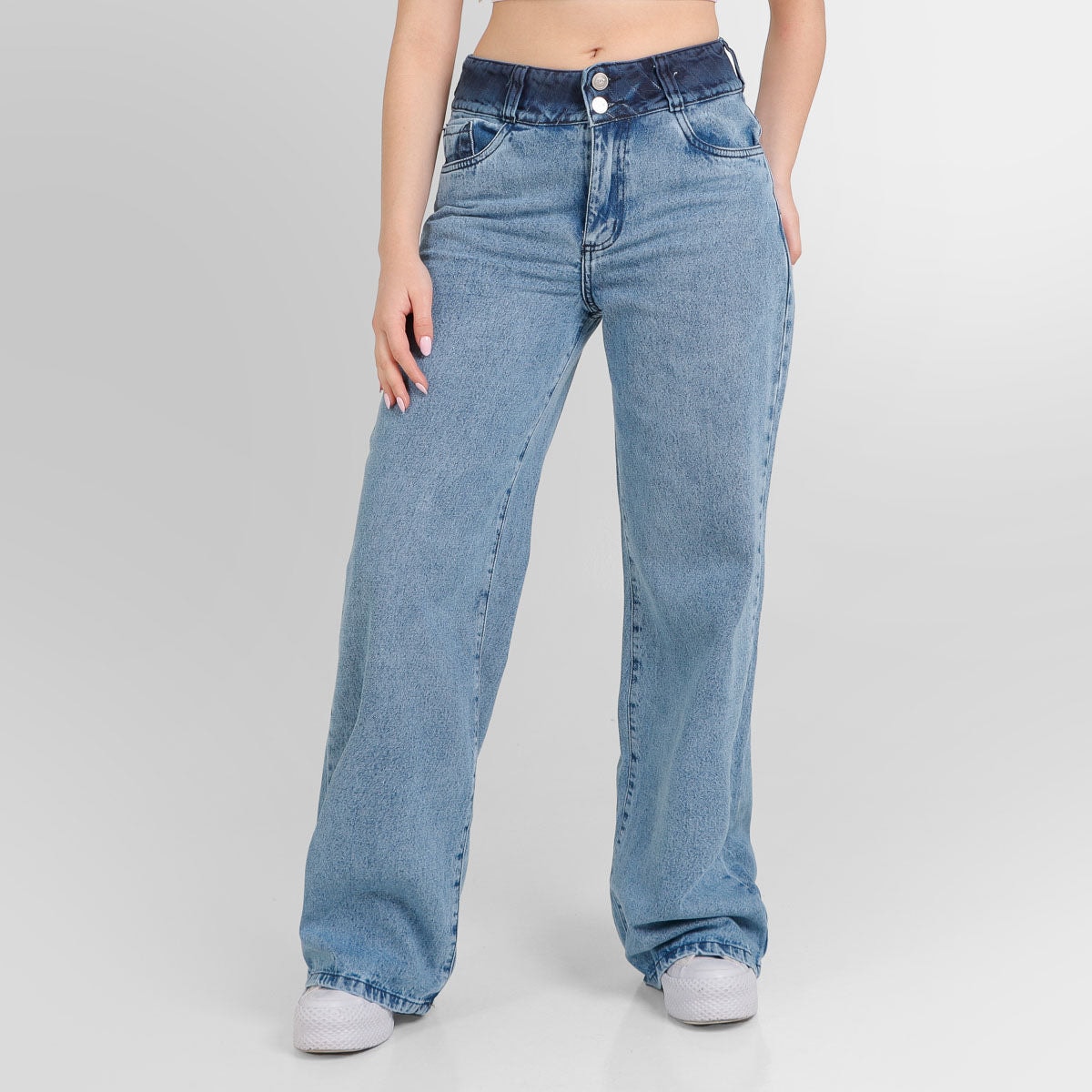 Jean Axspen Wide Leg Ax-2801 Rigido - imagen 1
