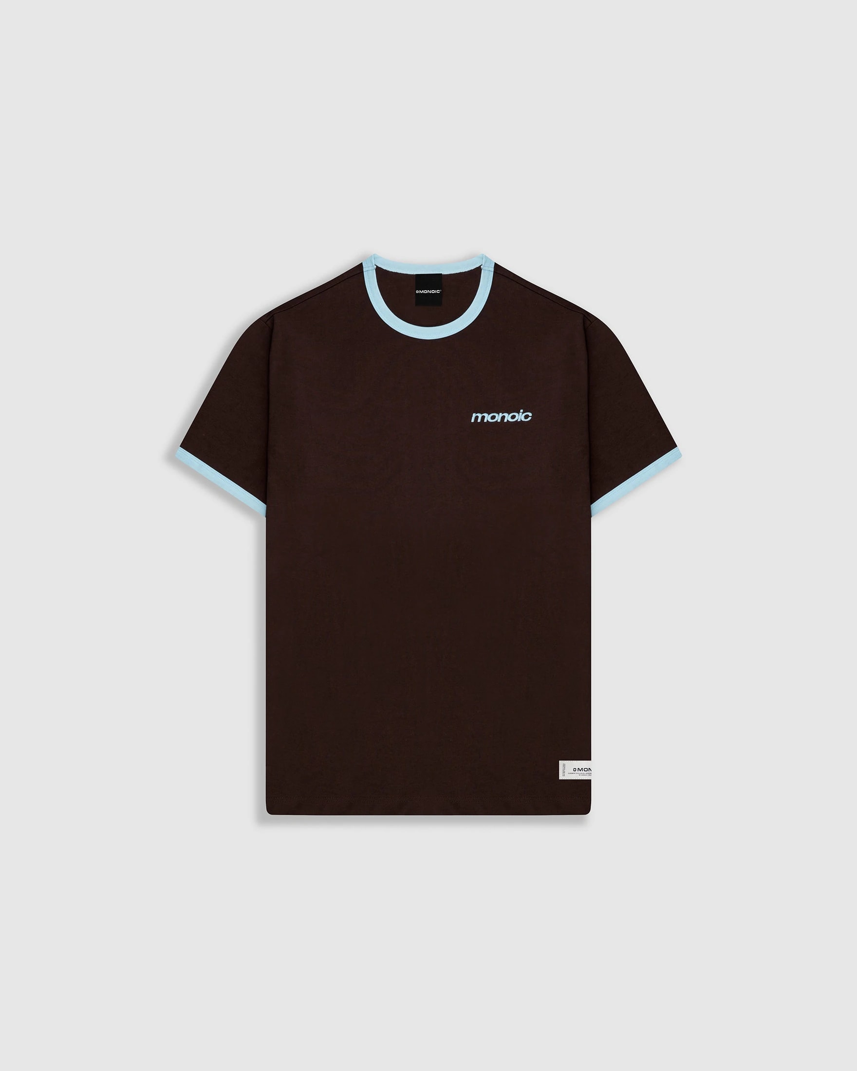 Camiseta Ringer Tee – Café y Azul - imagen 1