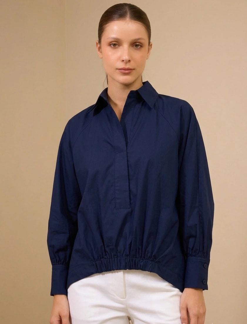 CAMISA RUMBO NAVY-KAKY - imagen 1