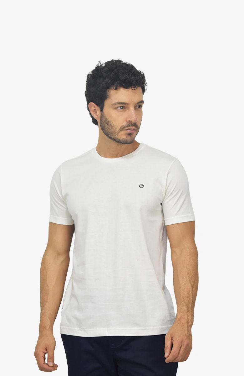 Camiseta básica Marfil para Hombre - imagen 1