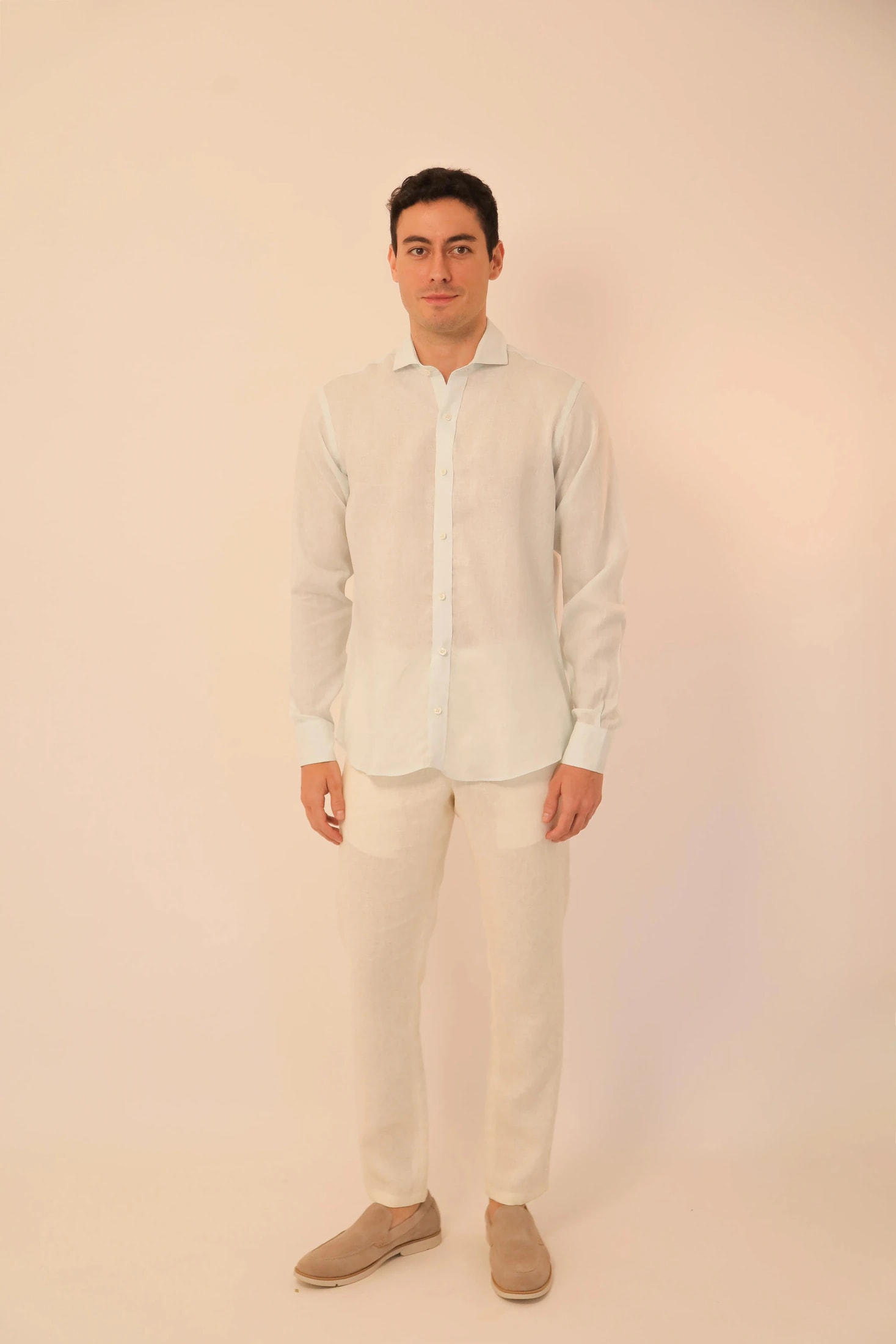 Camisas 100% Lino Cuello Francés- European Flax - imagen 1