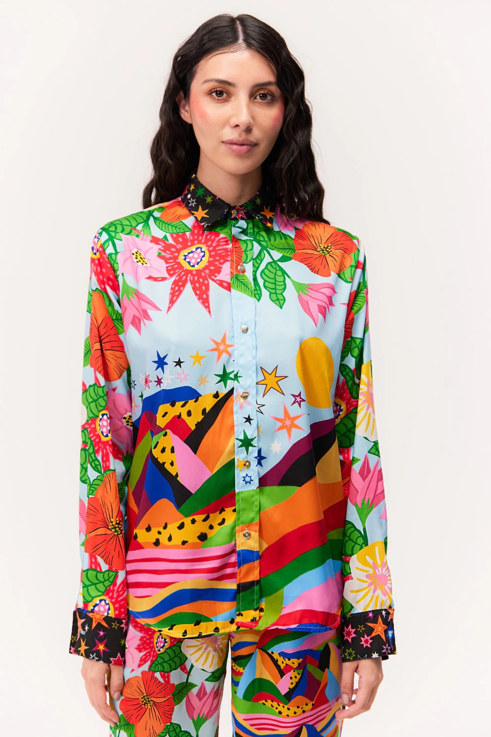 Camisa Manga Larga Unisex / Estampado Altiplano - imagen 1