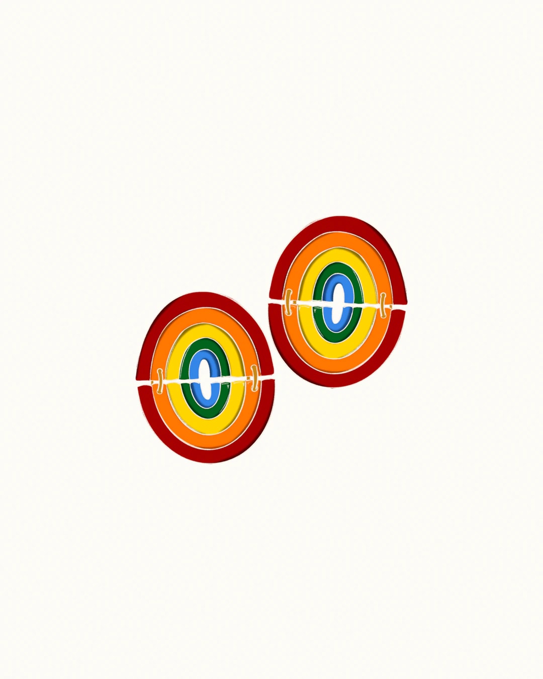 Rainbow Arc Earrings - imagen 1