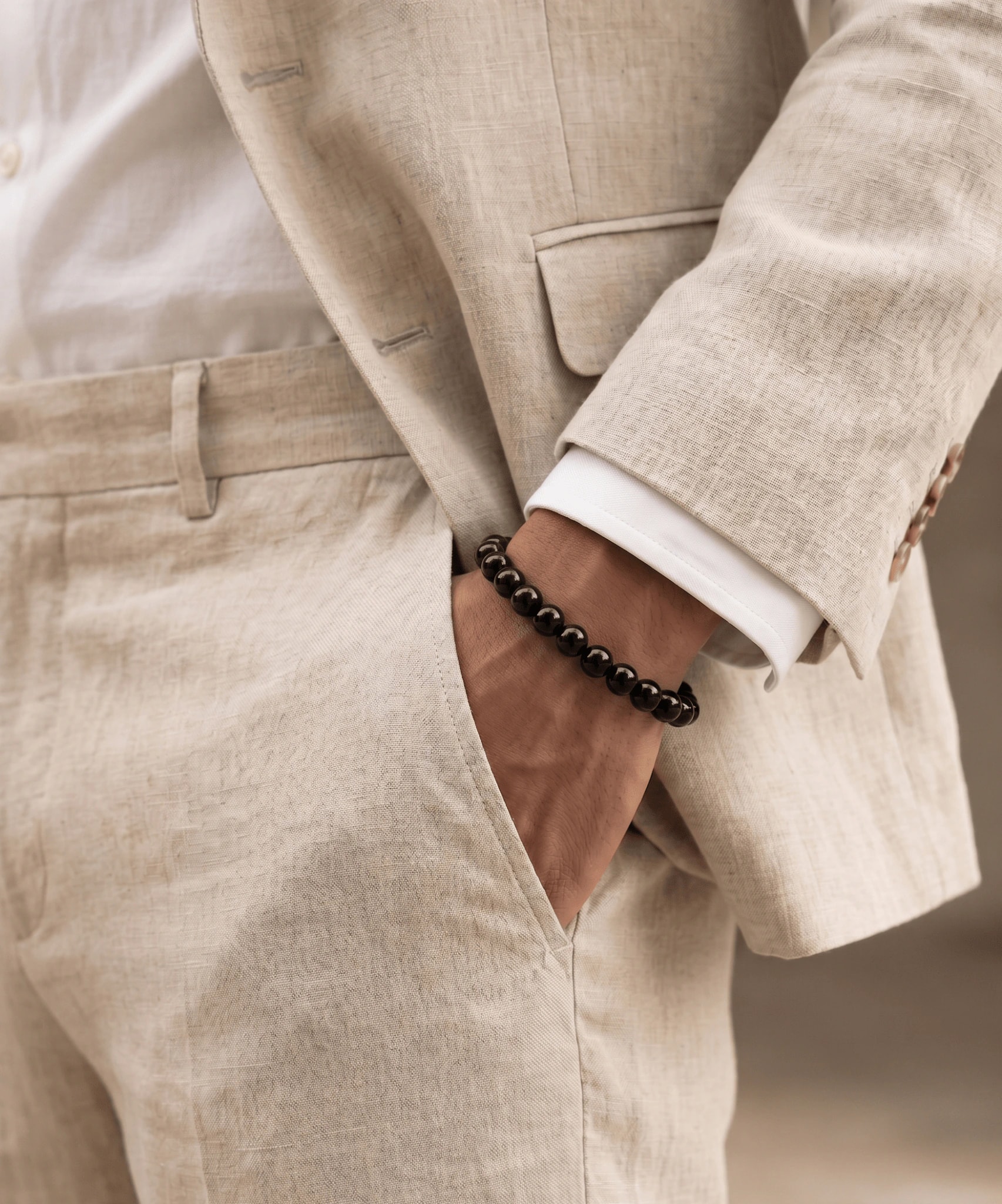 Pulsera negra Js 063426019 - imagen 1