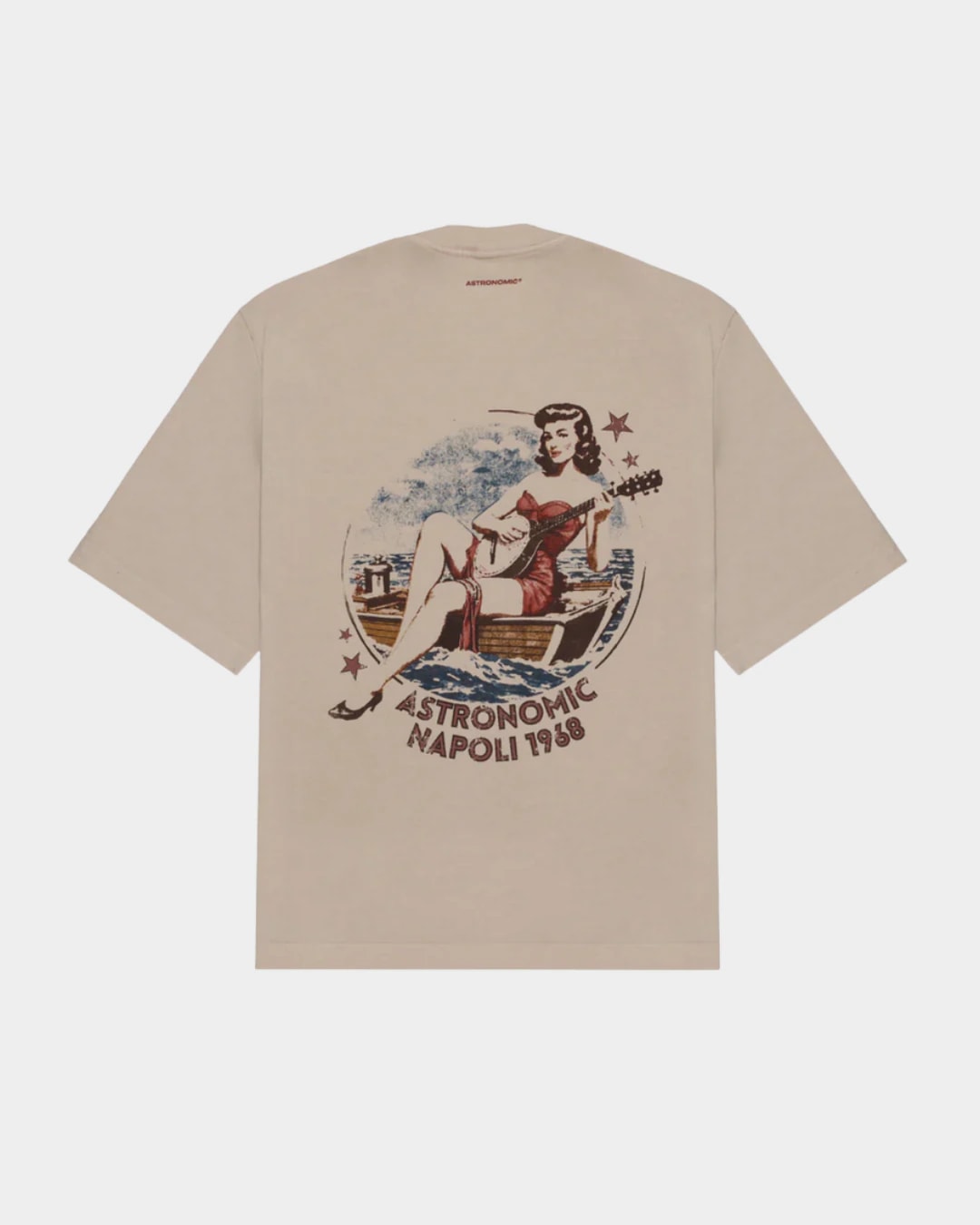 CAMISETA DONNA NAPOLETANA - BEIGE - imagen 1